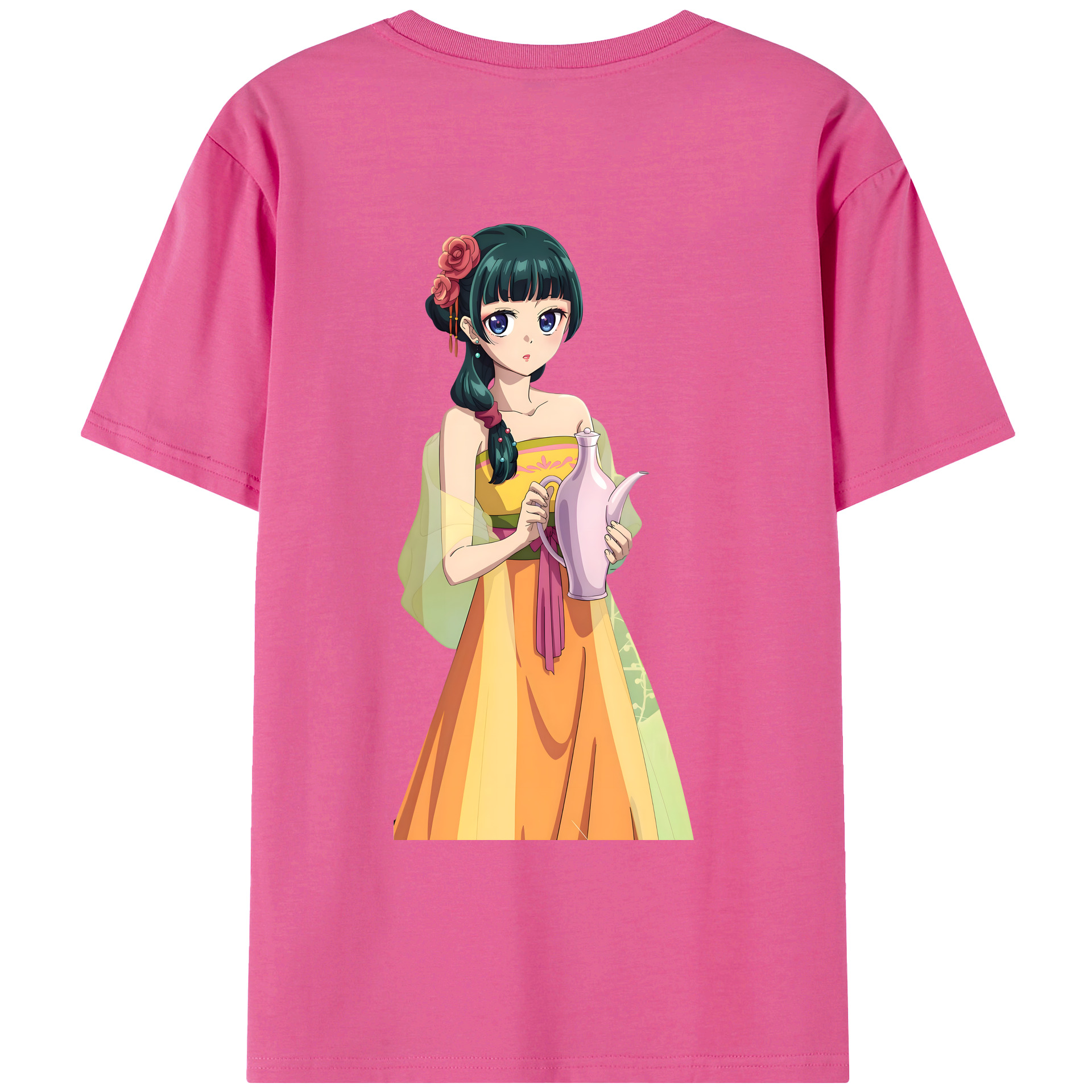 （画像用） 薬屋のひとりごと The Apothecary Diaries レディース半袖Tシャツ(バックプリント)
