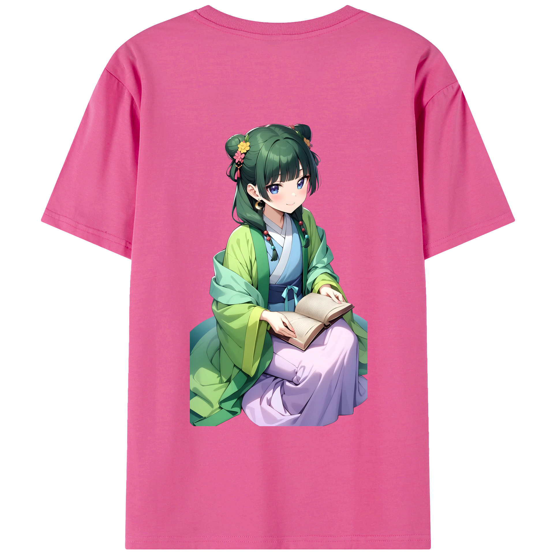（画像用） 薬屋のひとりごと The Apothecary Diaries レディース半袖Tシャツ(バックプリント)