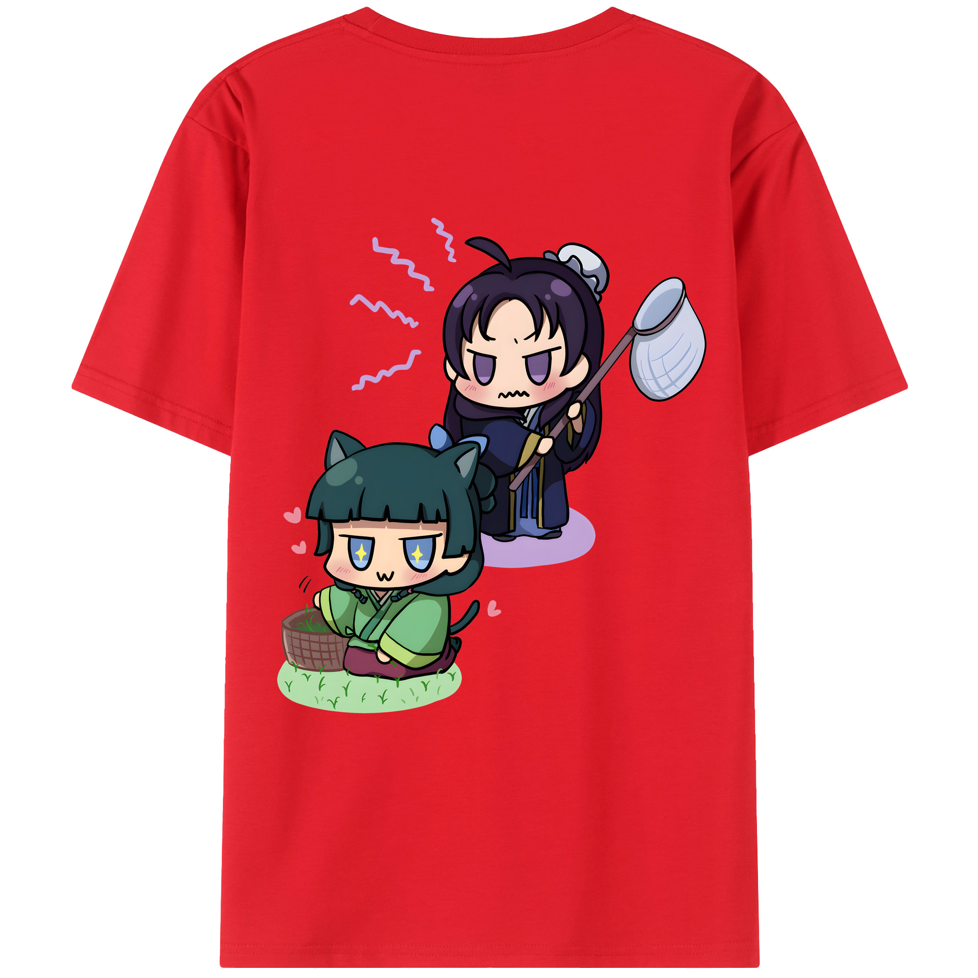 （画像用） 薬屋のひとりごと The Apothecary Diaries レディース半袖Tシャツ(バックプリント)