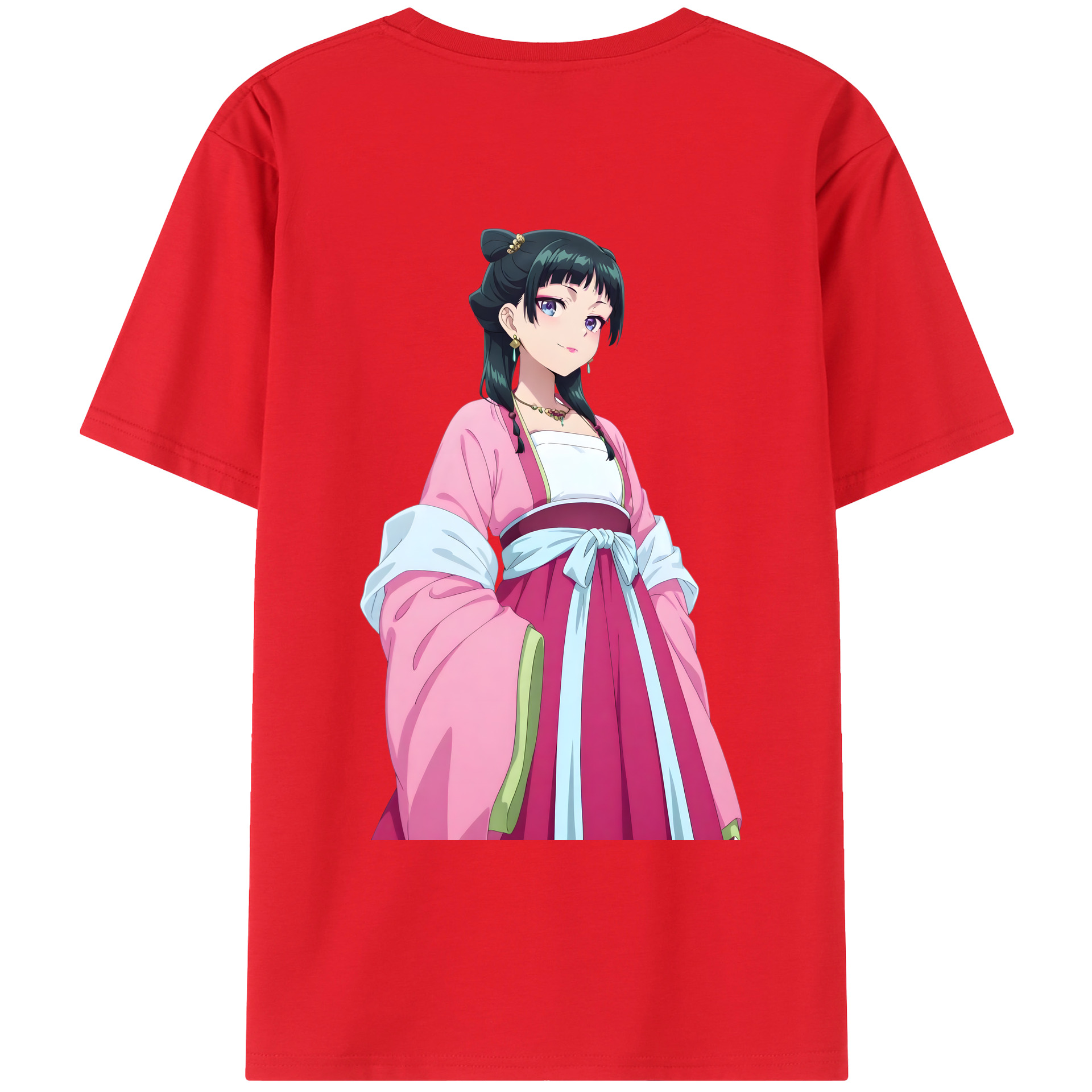 （画像用） 薬屋のひとりごと The Apothecary Diaries レディース半袖Tシャツ(バックプリント)