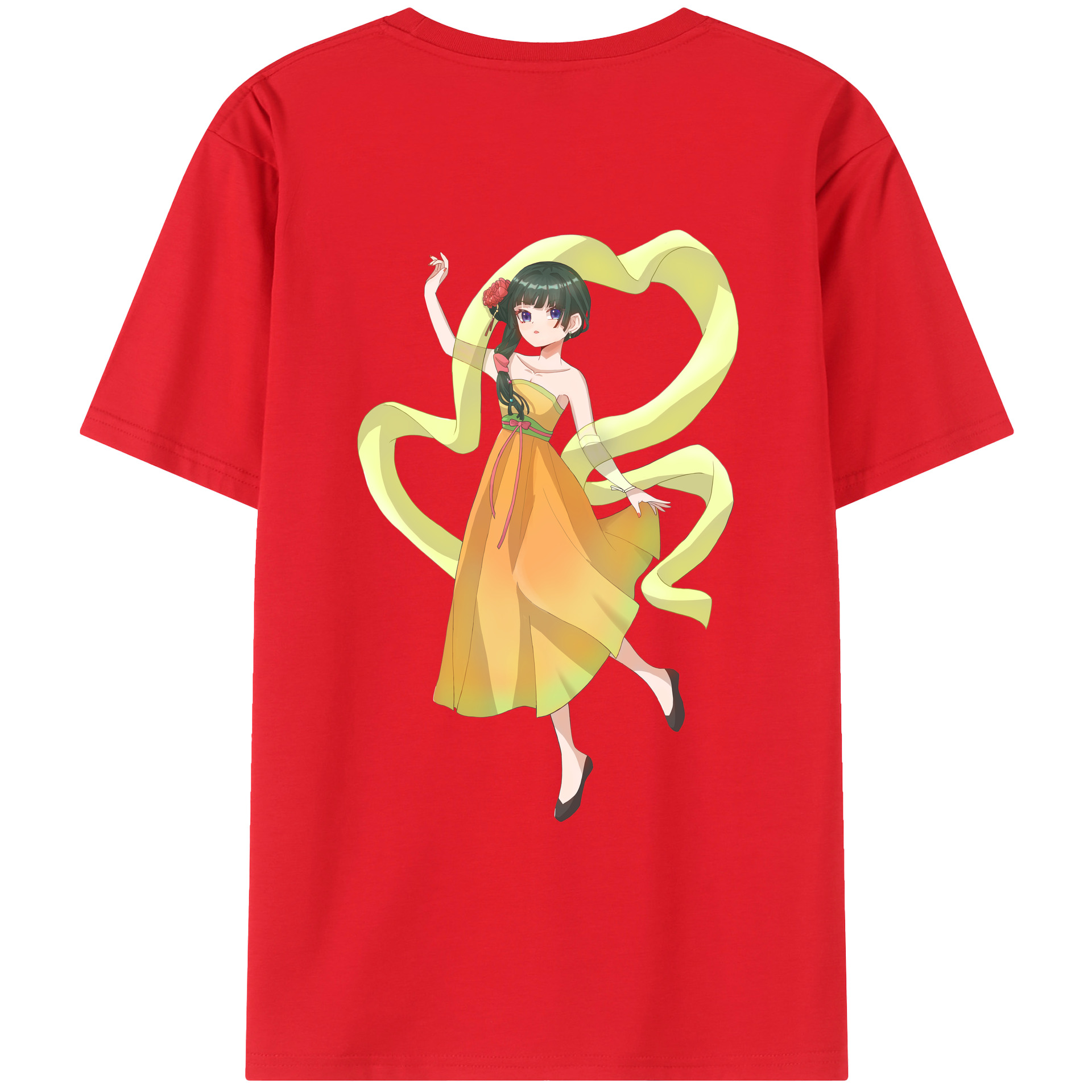 （画像用） 薬屋のひとりごと The Apothecary Diaries レディース半袖Tシャツ(バックプリント)