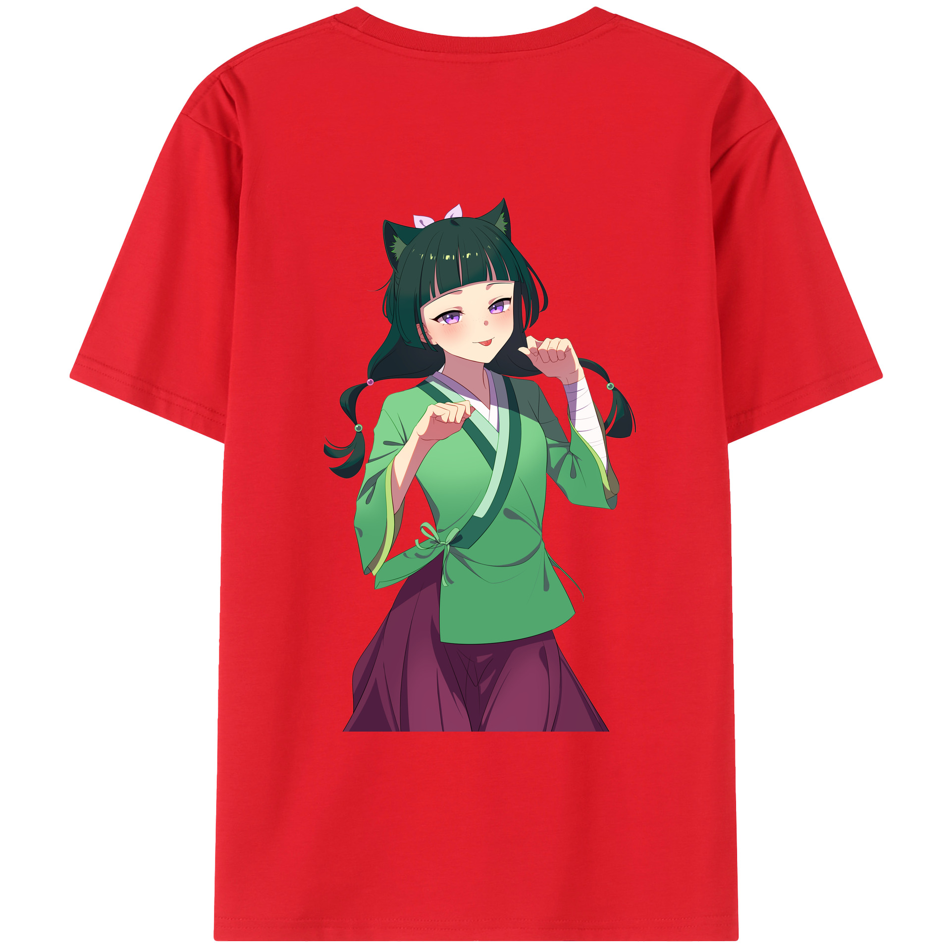 （画像用） 薬屋のひとりごと The Apothecary Diaries レディース半袖Tシャツ(バックプリント)