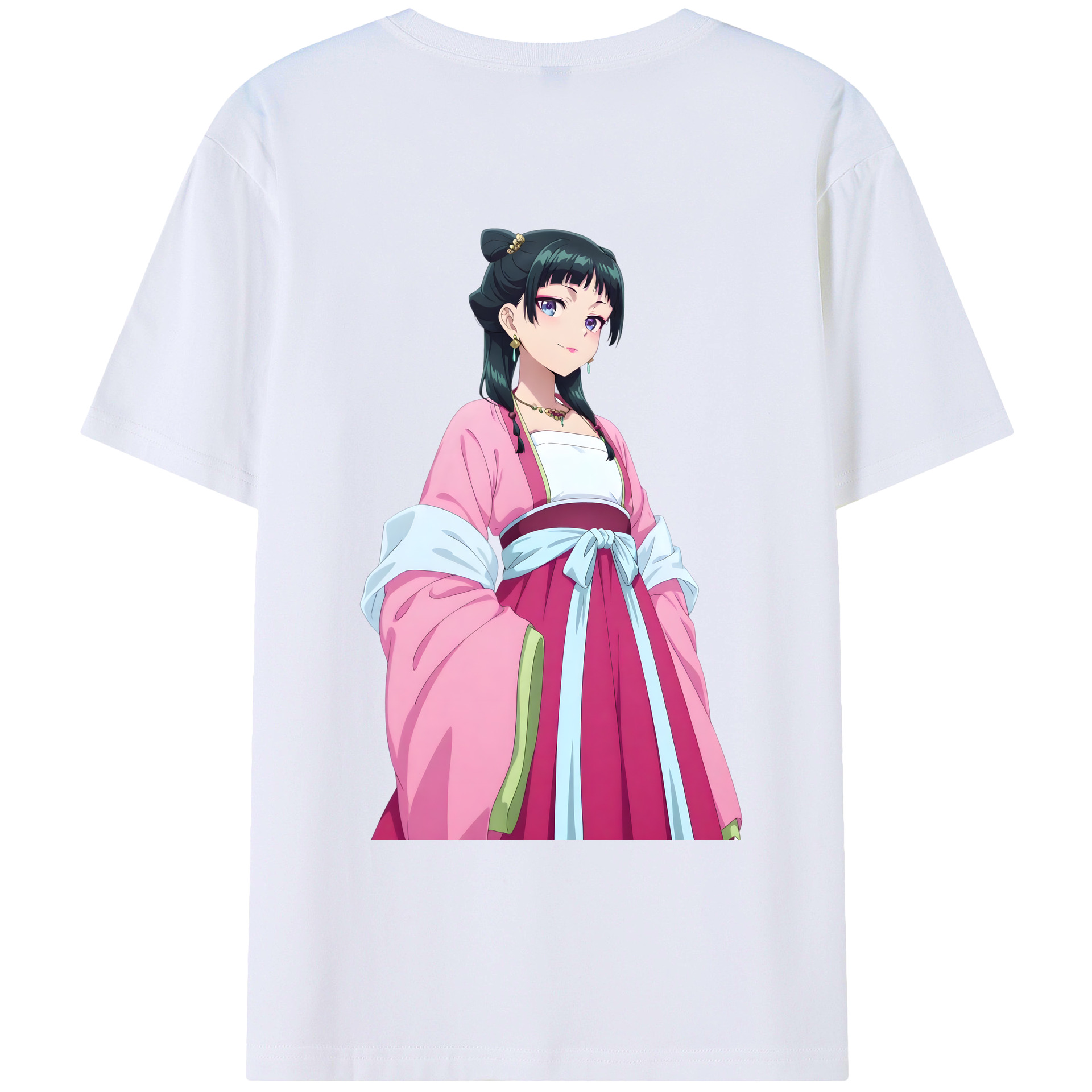 （画像用） 薬屋のひとりごと The Apothecary Diaries レディース半袖Tシャツ(バックプリント)