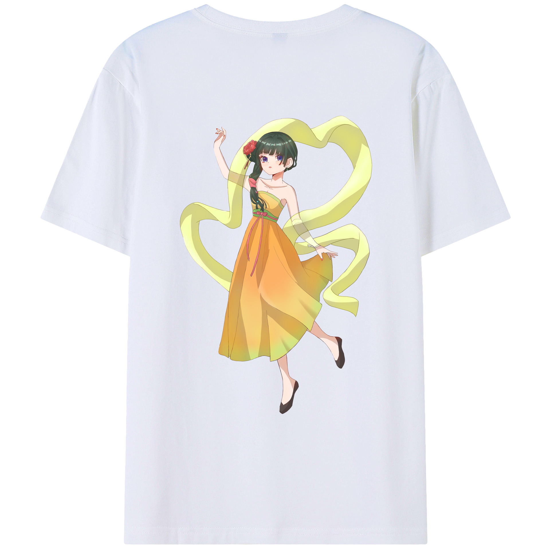（画像用） 薬屋のひとりごと The Apothecary Diaries レディース半袖Tシャツ(バックプリント)