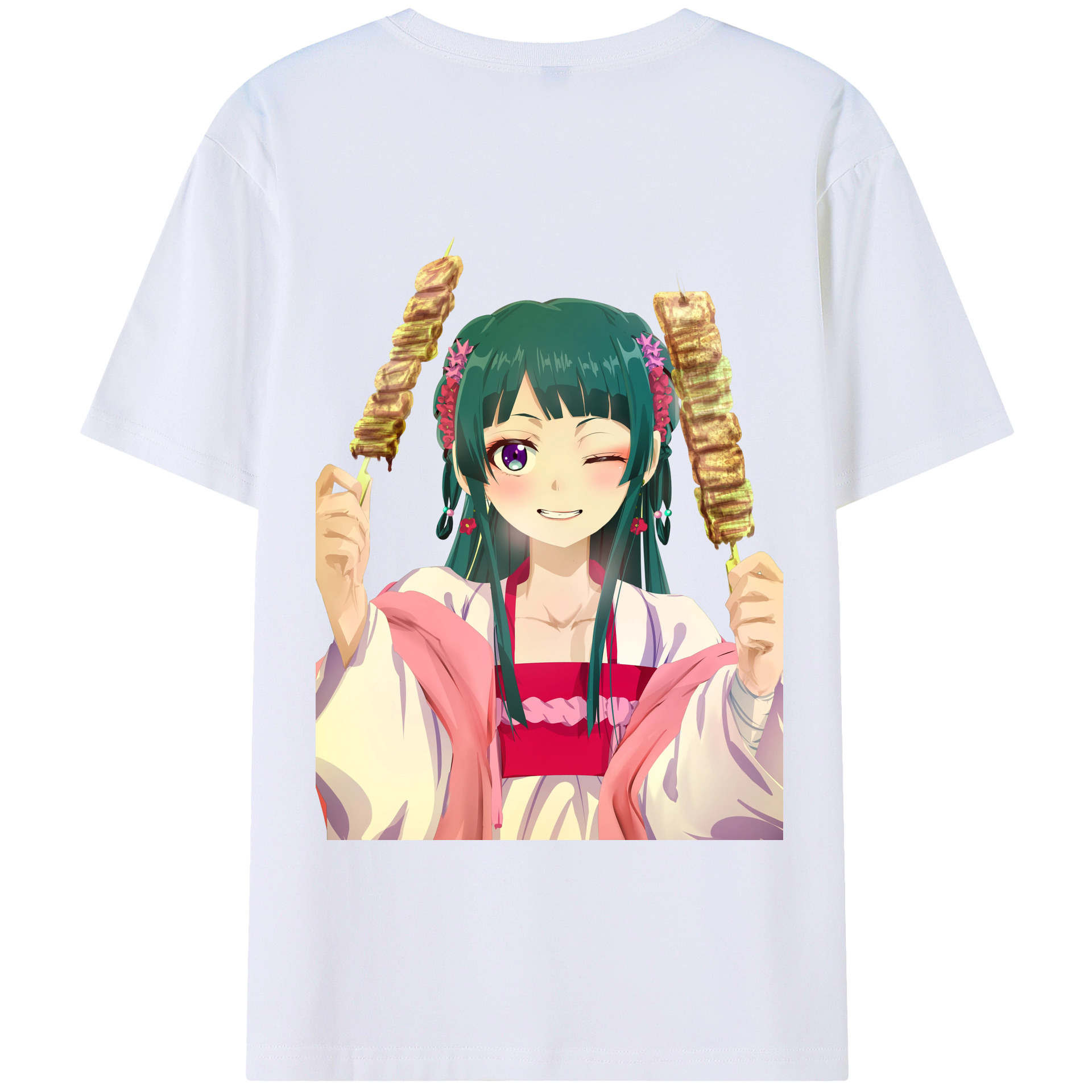 （画像用） 薬屋のひとりごと The Apothecary Diaries レディース半袖Tシャツ(バックプリント)