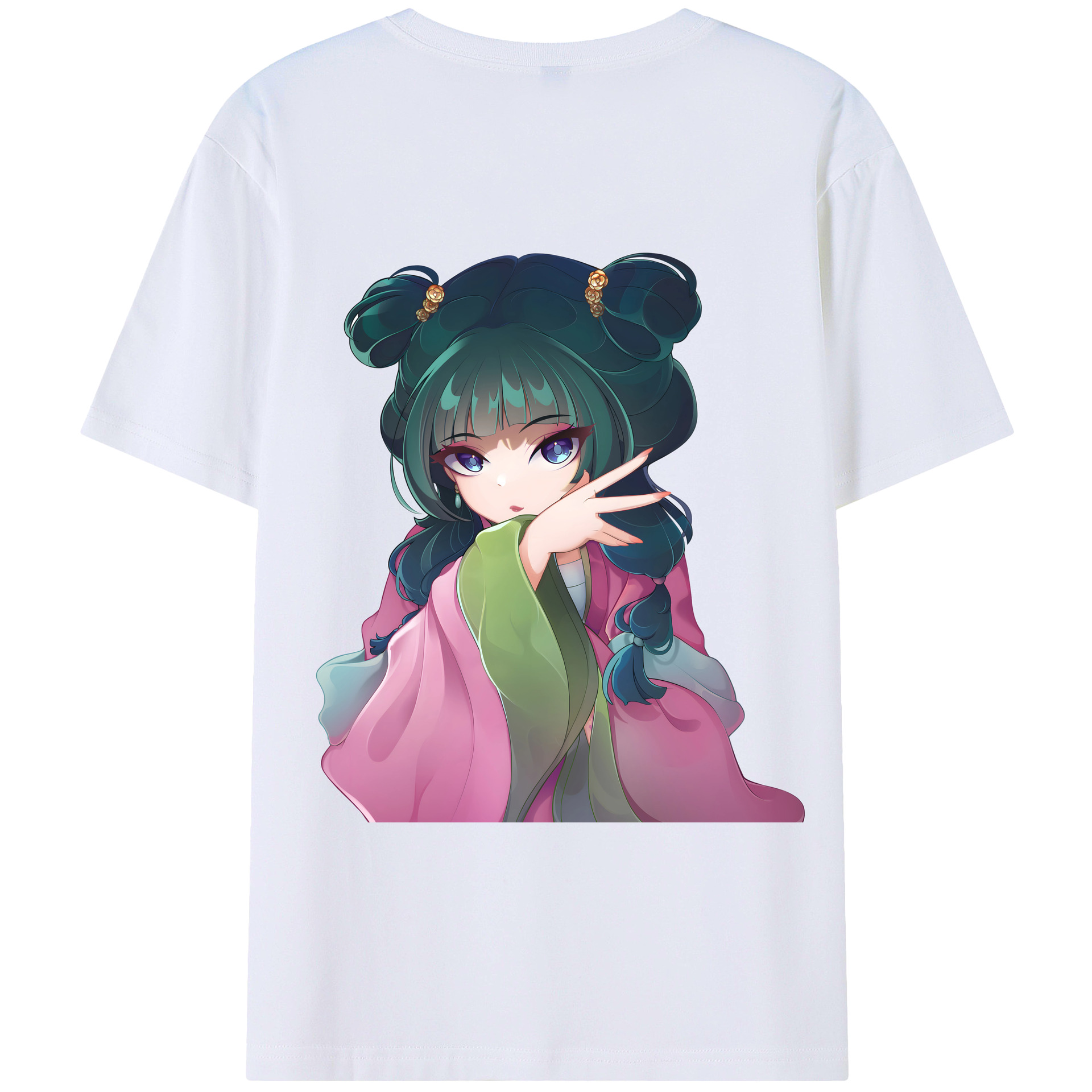（画像用） 薬屋のひとりごと The Apothecary Diaries レディース半袖Tシャツ(バックプリント)