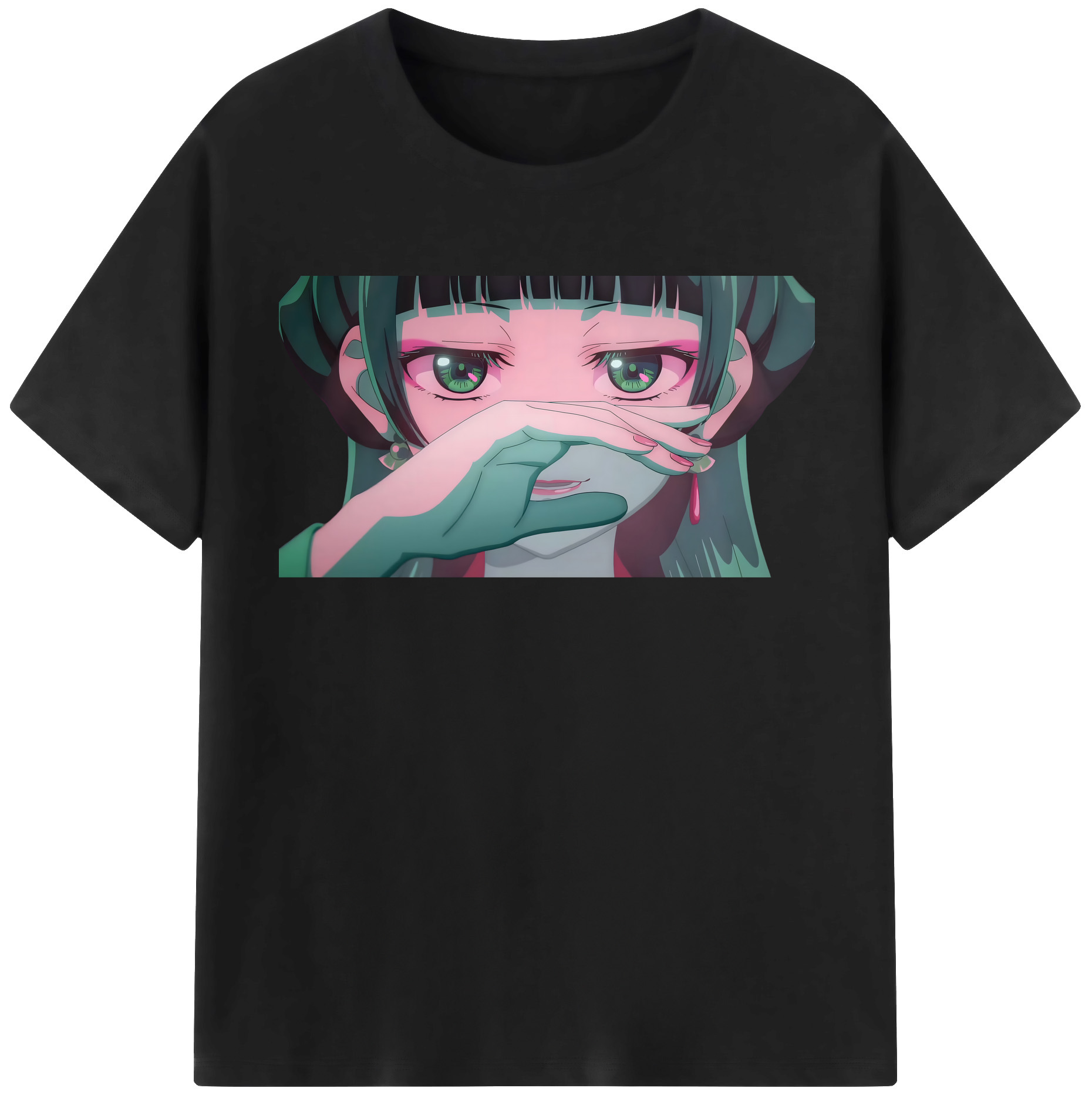 （画像用） 薬屋のひとりごと The Apothecary Diaries レディースカジュアルプリントTシャツ（綿100％）