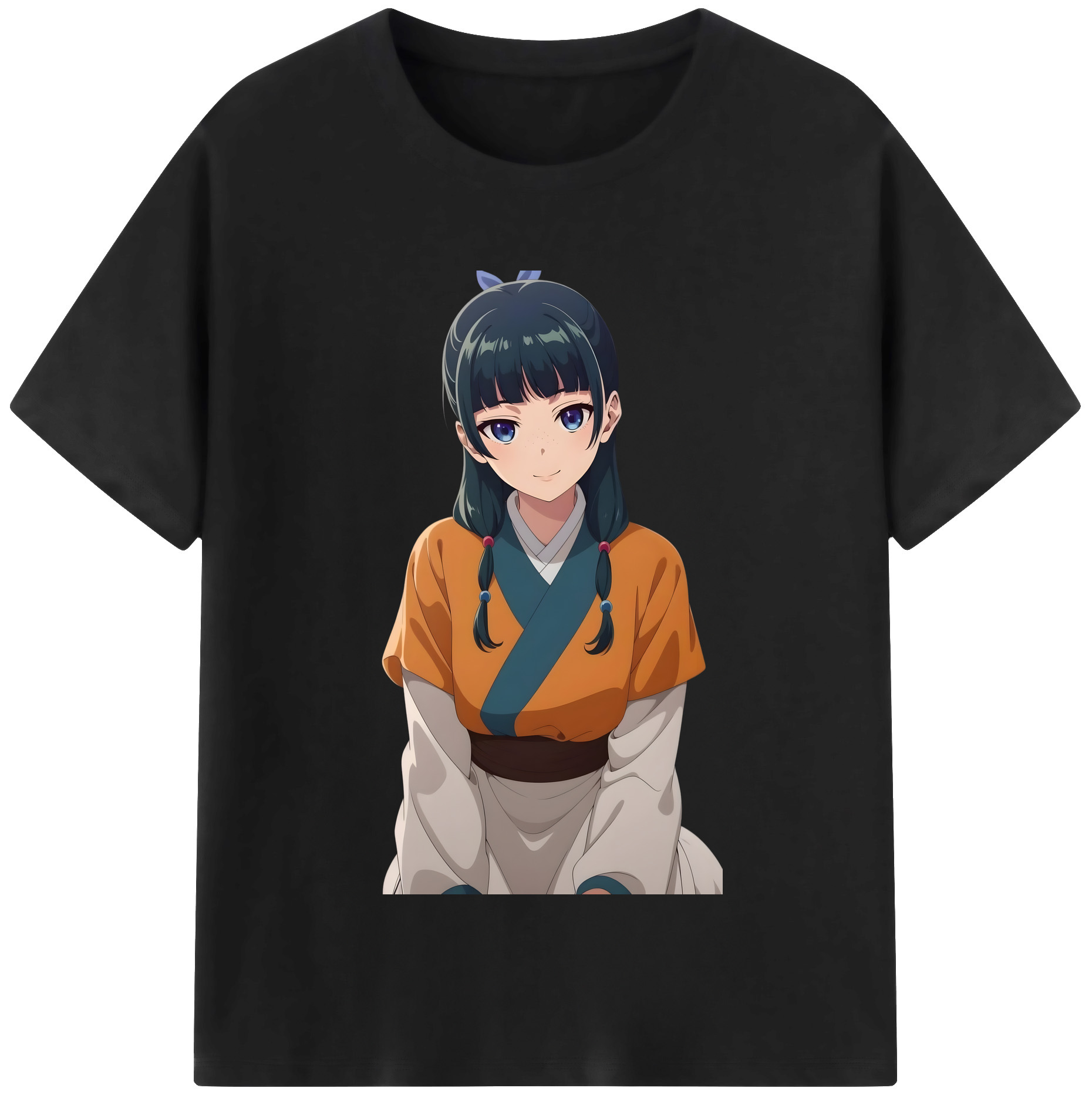 （画像用） 薬屋のひとりごと The Apothecary Diaries レディースカジュアルプリントTシャツ（綿100％）