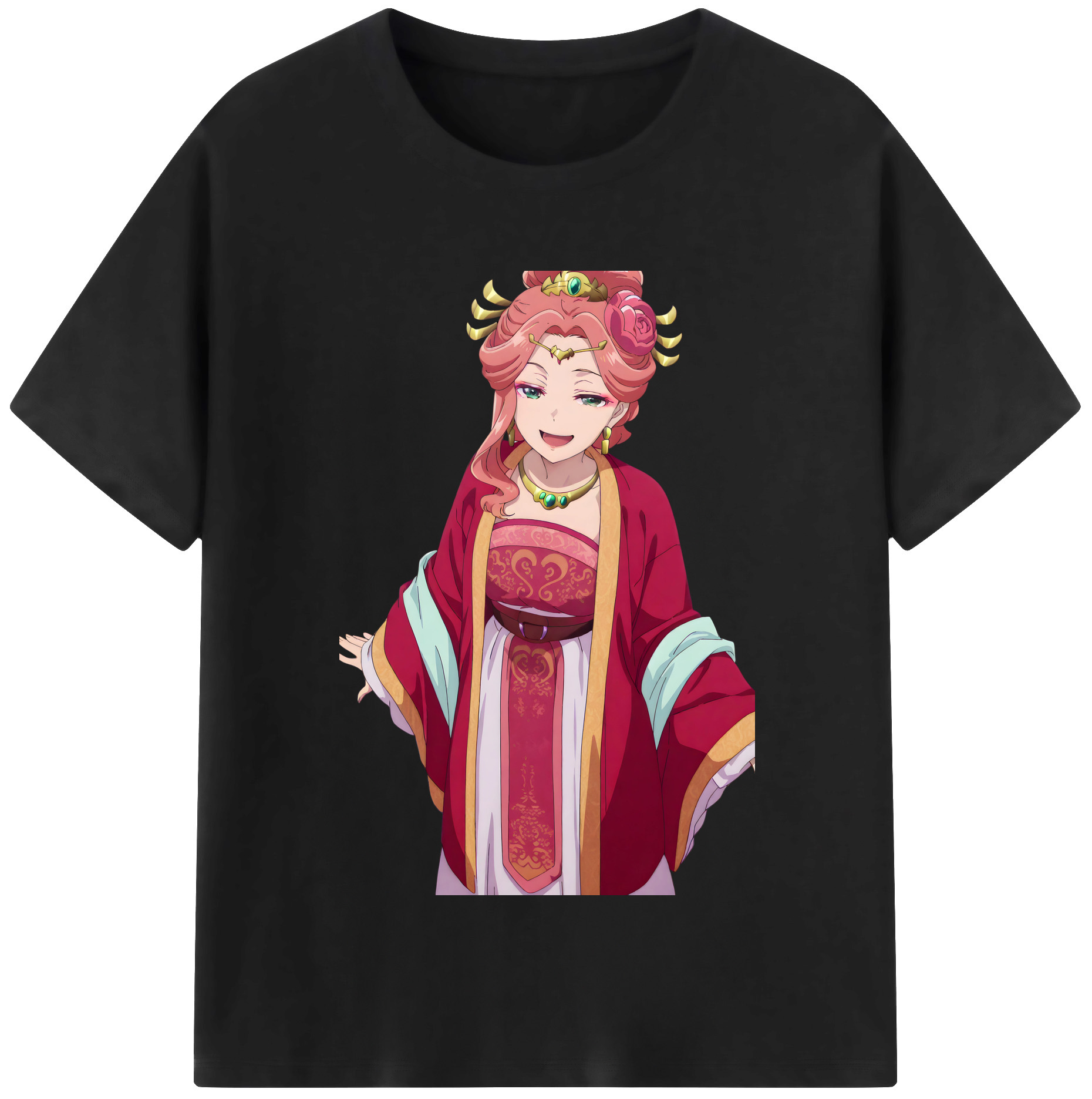 （画像用） 薬屋のひとりごと The Apothecary Diaries レディースカジュアルプリントTシャツ（綿100％）