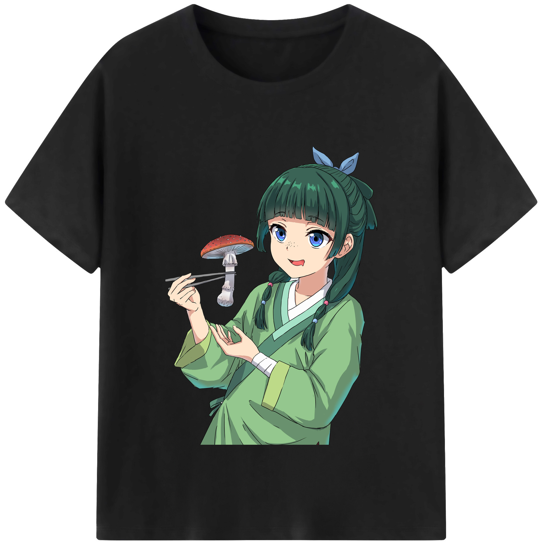 （画像用） 薬屋のひとりごと The Apothecary Diaries レディースカジュアルプリントTシャツ（綿100％）