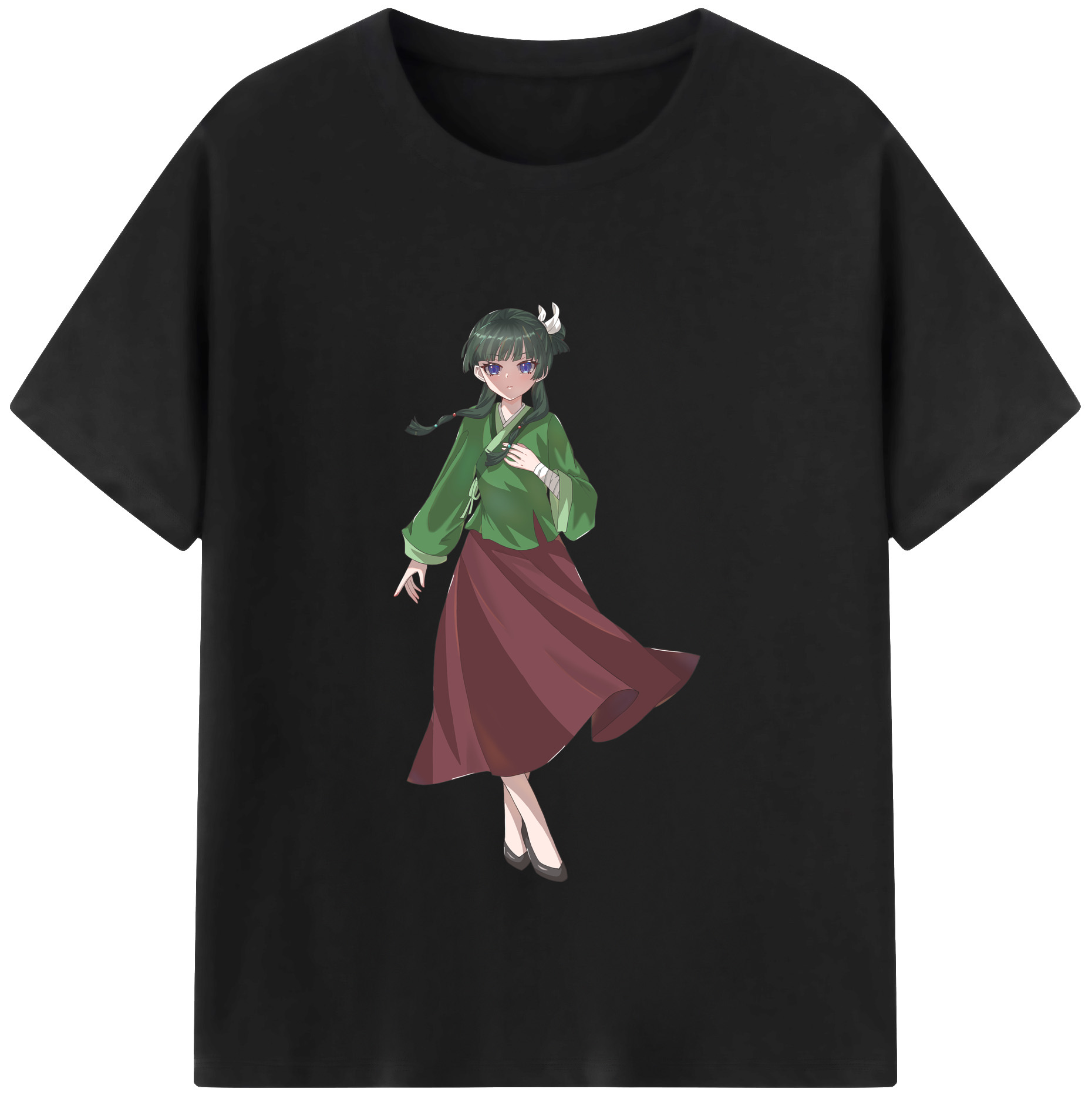 （画像用） 薬屋のひとりごと The Apothecary Diaries レディースカジュアルプリントTシャツ（綿100％）