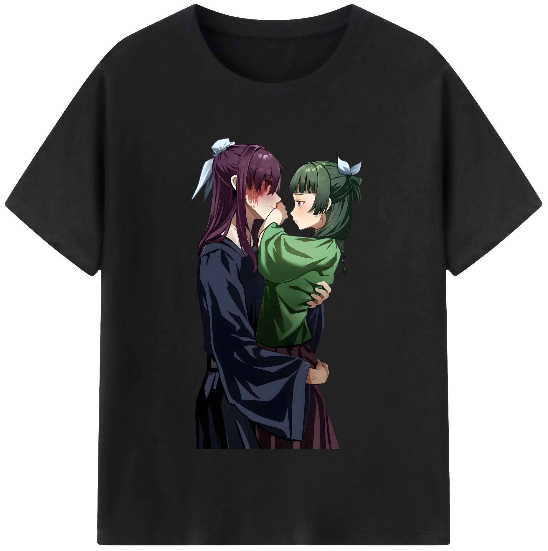 （画像用） 薬屋のひとりごと The Apothecary Diaries レディースカジュアルプリントTシャツ（綿100％）