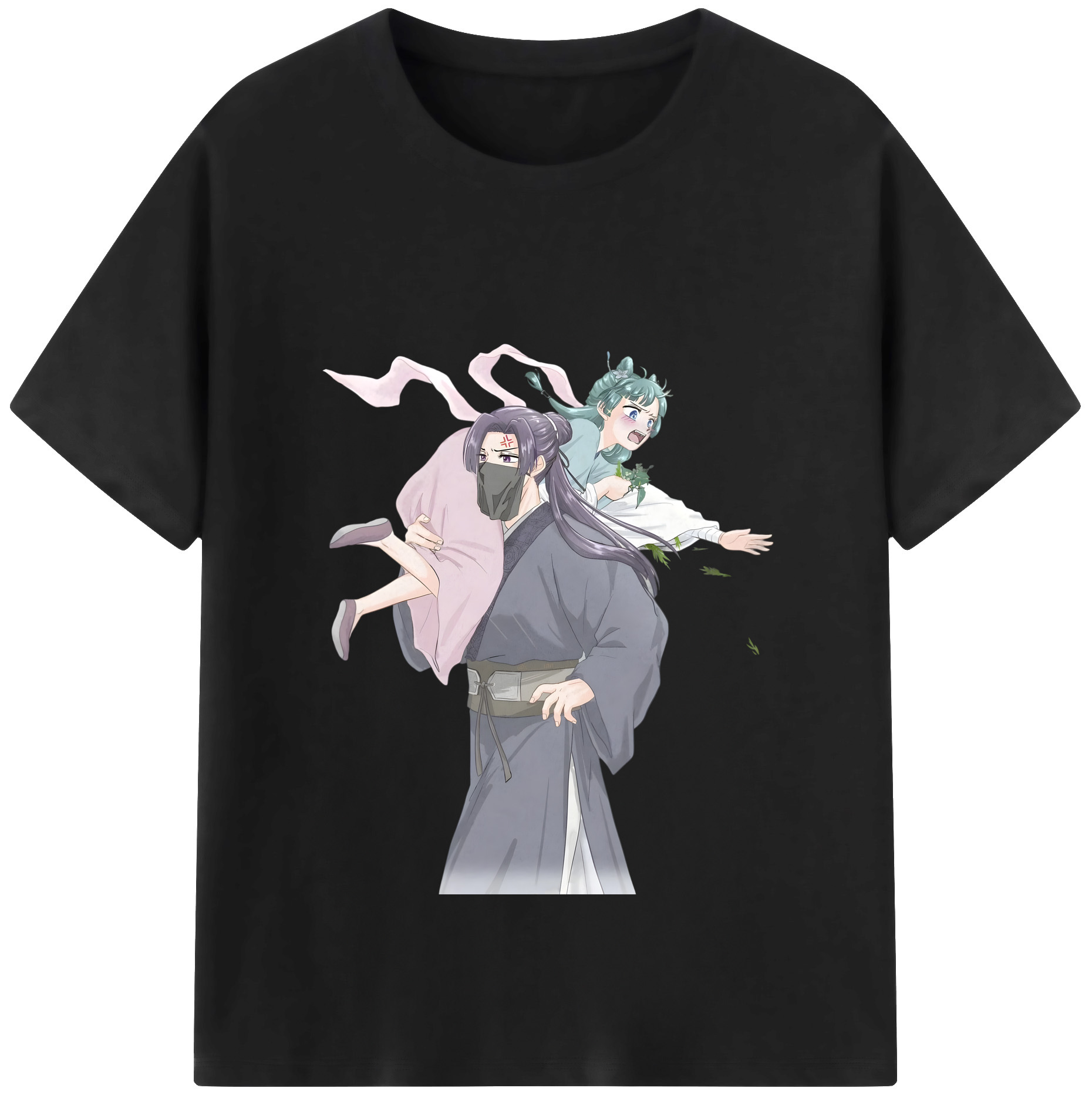 （画像用） 薬屋のひとりごと The Apothecary Diaries レディースカジュアルプリントTシャツ（綿100％）