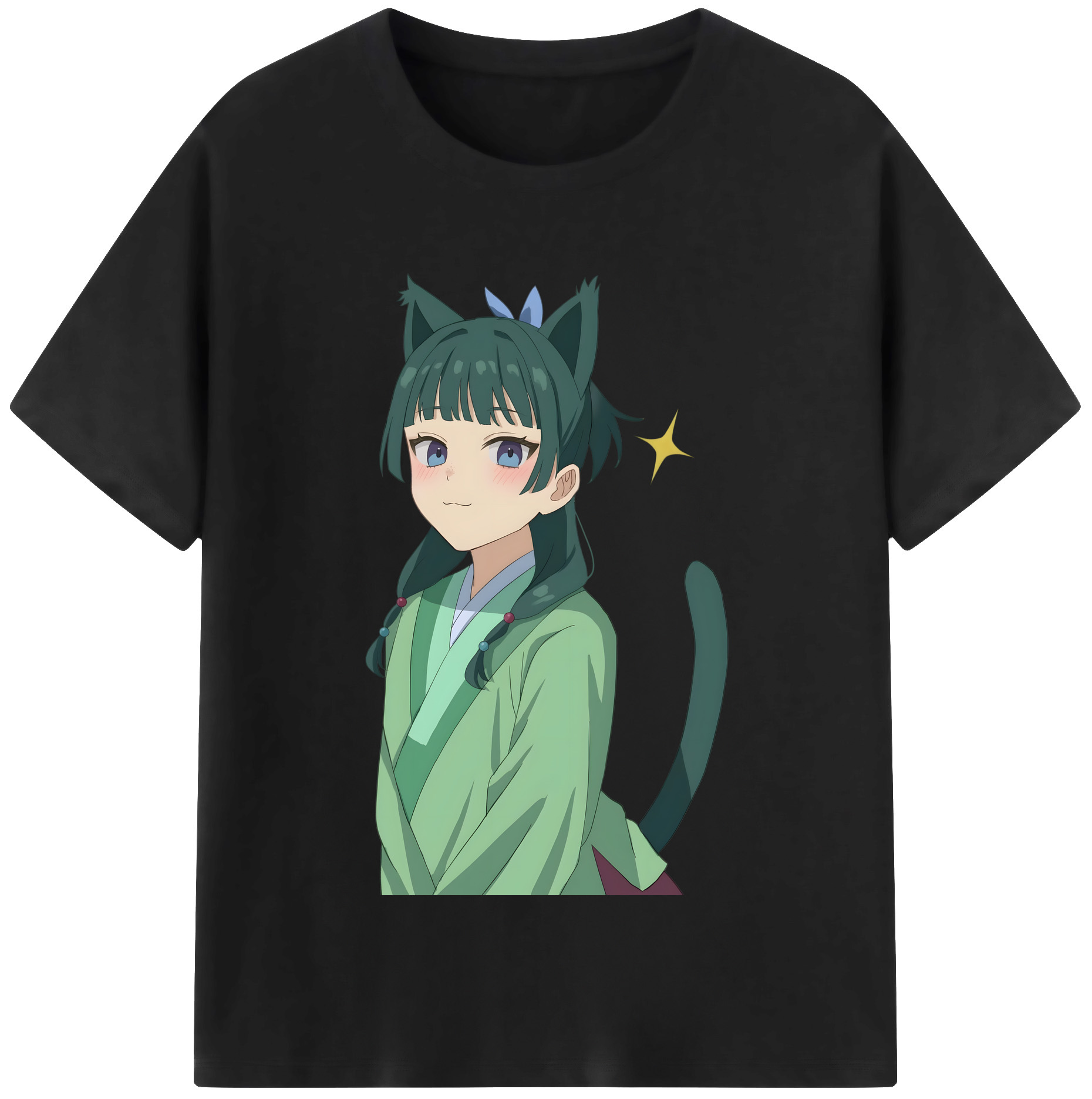 （画像用） 薬屋のひとりごと The Apothecary Diaries レディースカジュアルプリントTシャツ（綿100％）