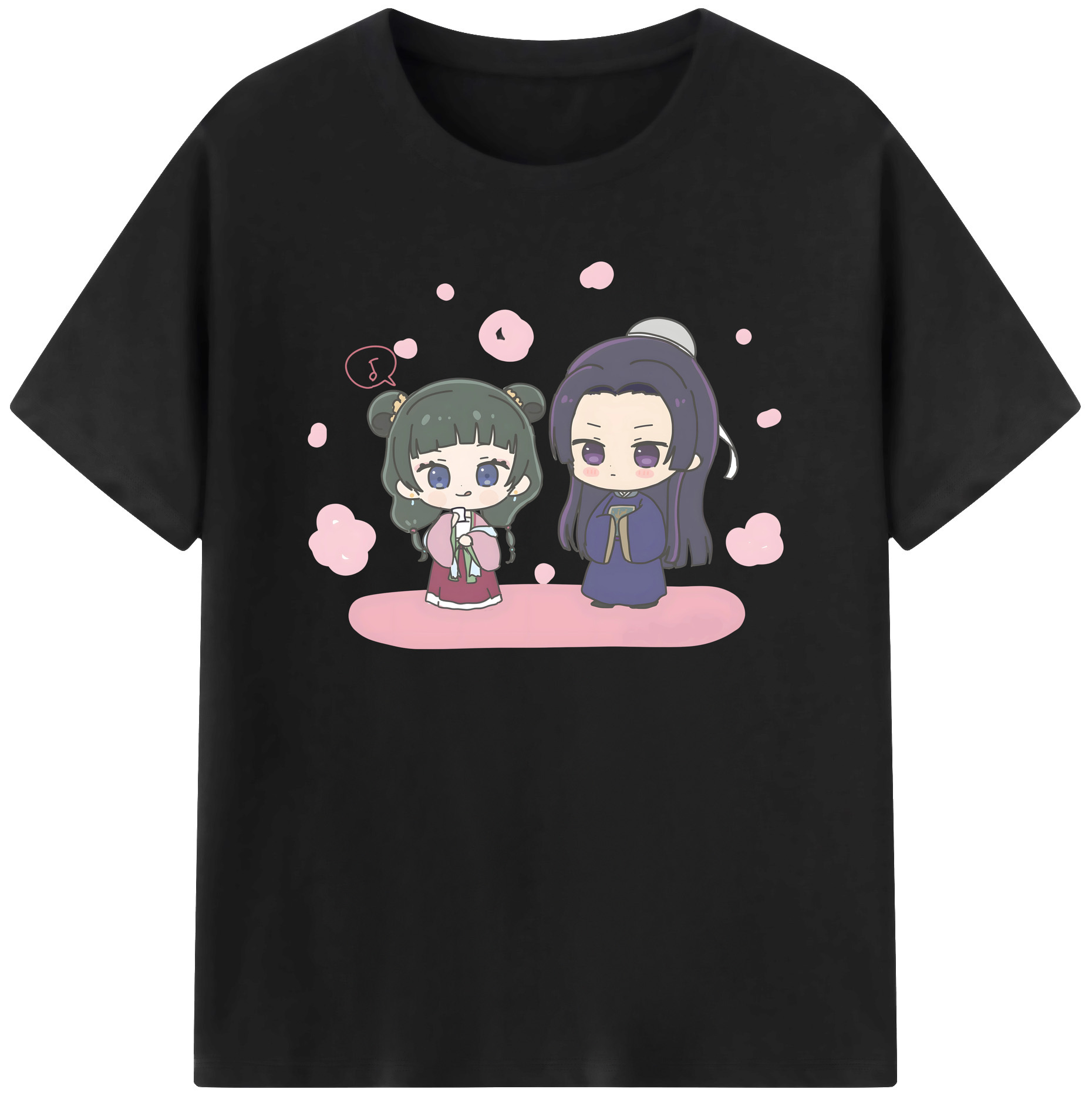 （画像用） 薬屋のひとりごと The Apothecary Diaries レディースカジュアルプリントTシャツ（綿100％）