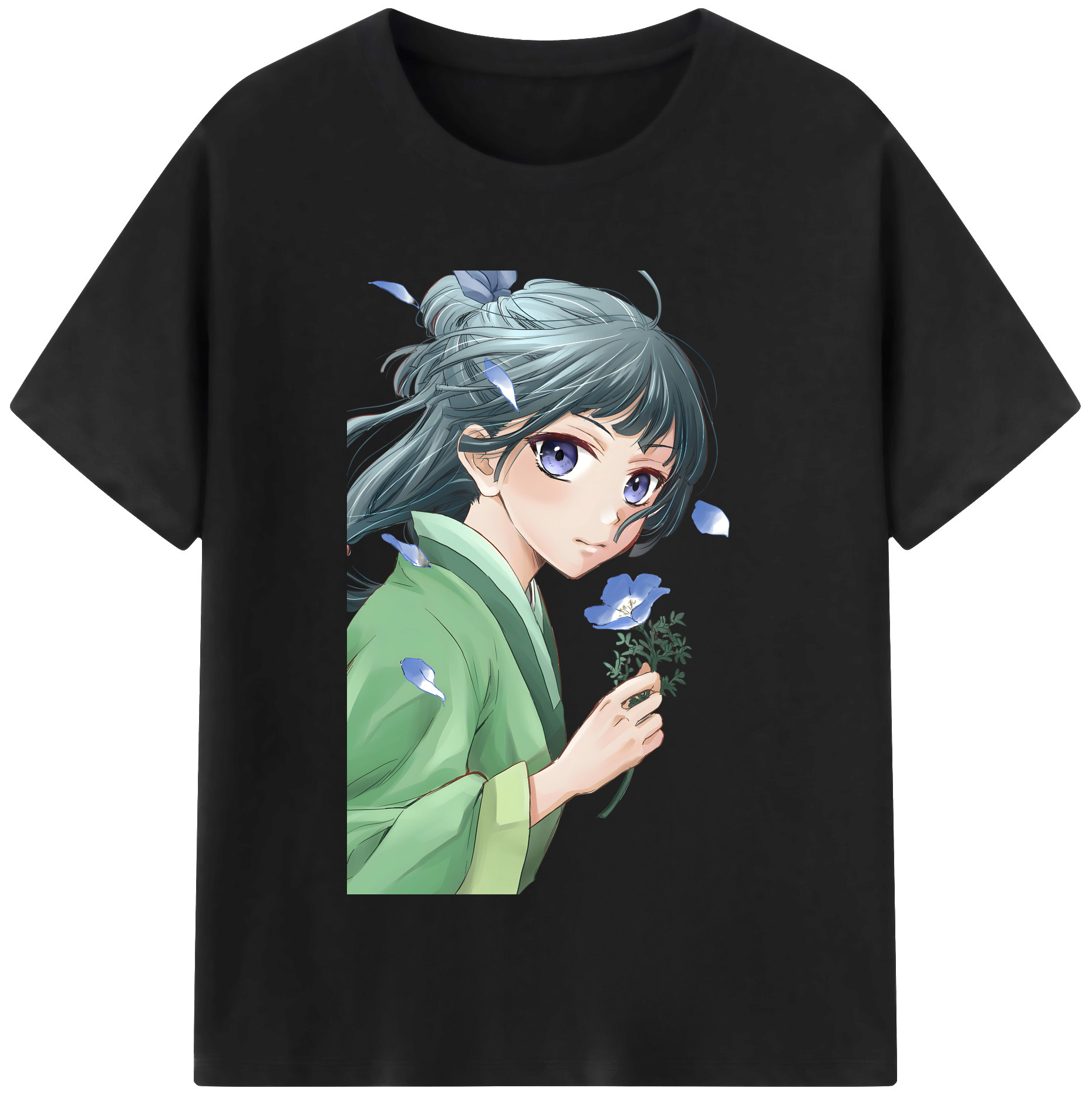 （画像用） 薬屋のひとりごと The Apothecary Diaries レディースカジュアルプリントTシャツ（綿100％）