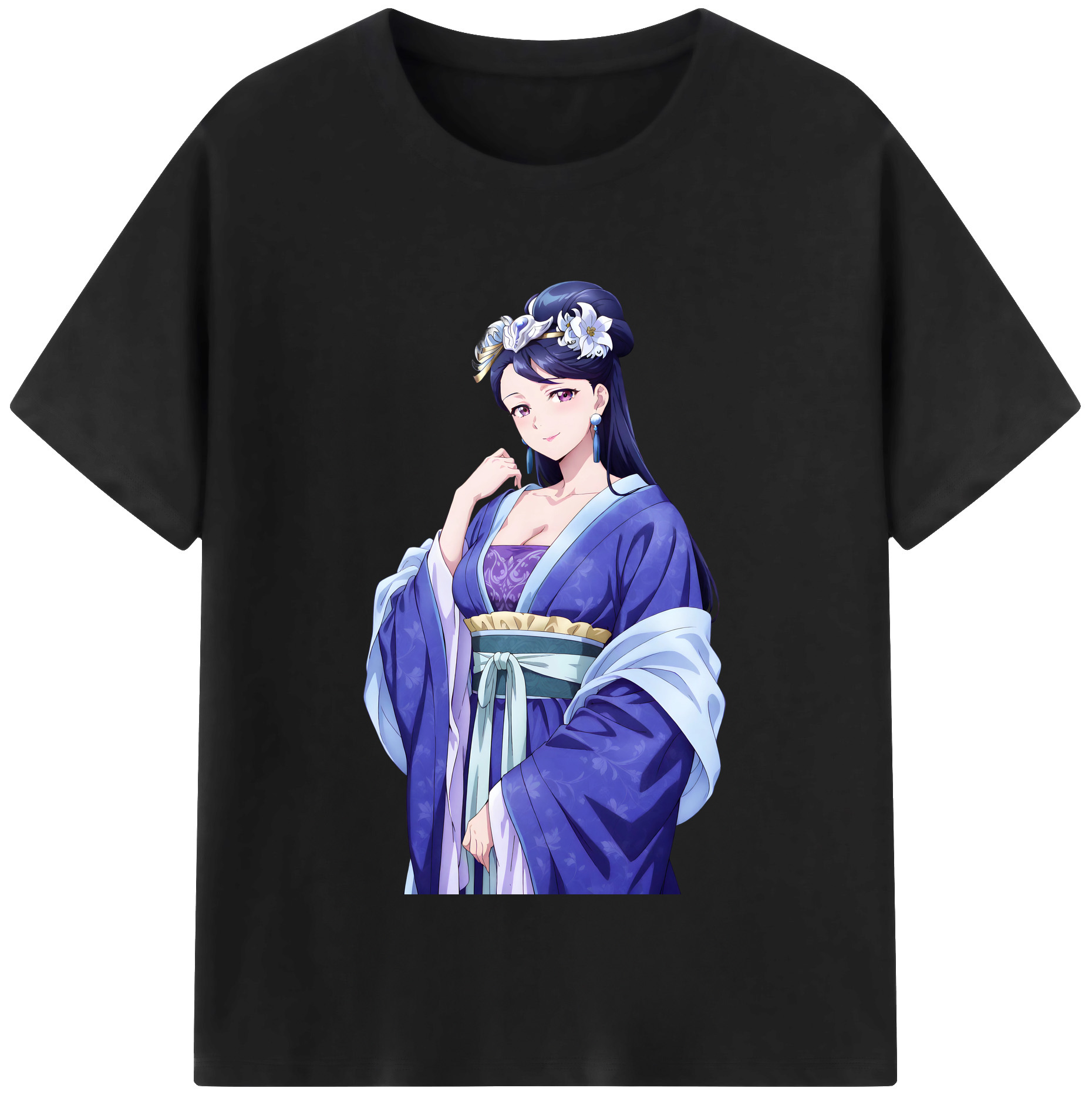 （画像用） 薬屋のひとりごと The Apothecary Diaries レディースカジュアルプリントTシャツ（綿100％）