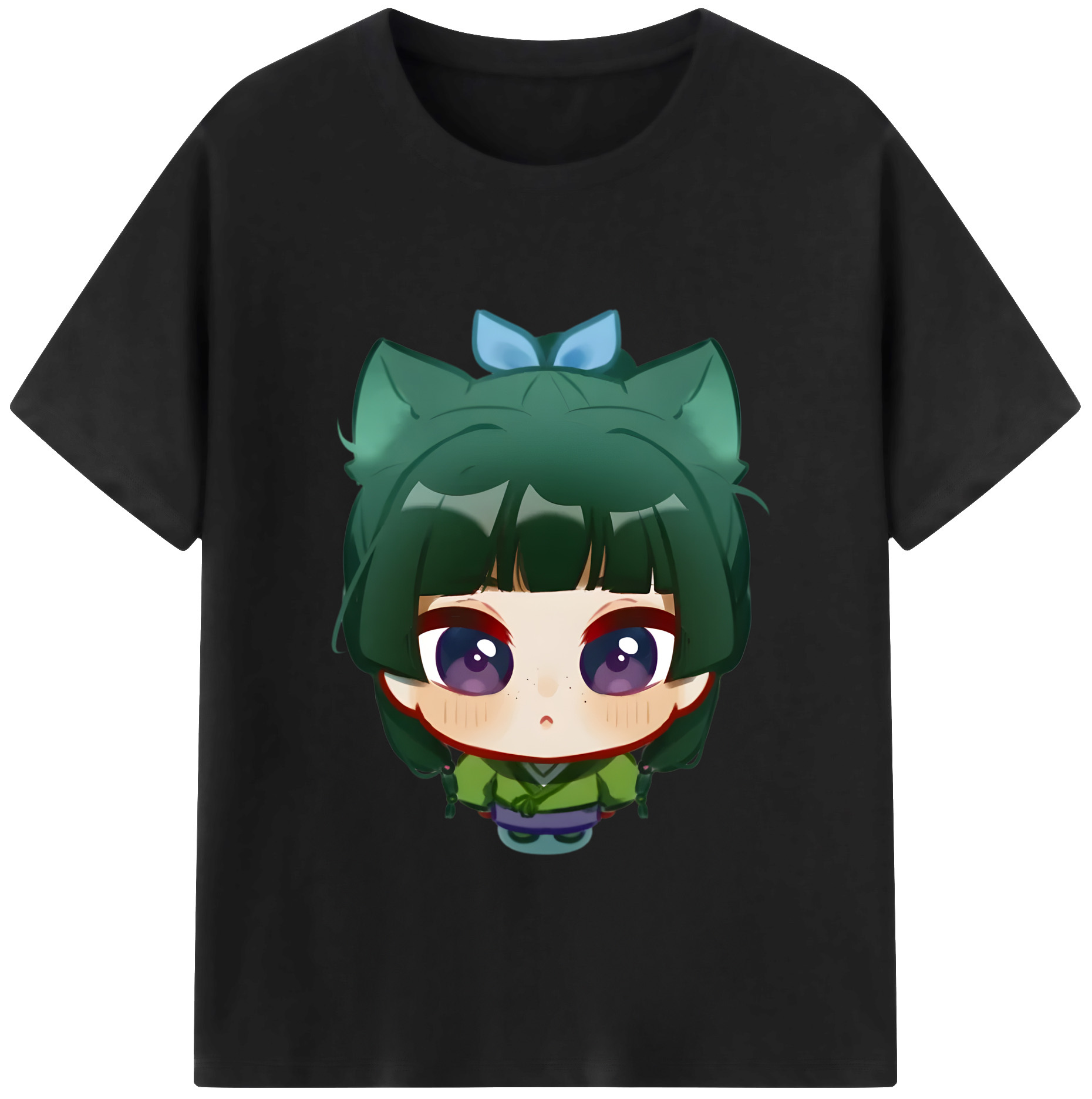 （画像用） 薬屋のひとりごと The Apothecary Diaries レディースカジュアルプリントTシャツ（綿100％）