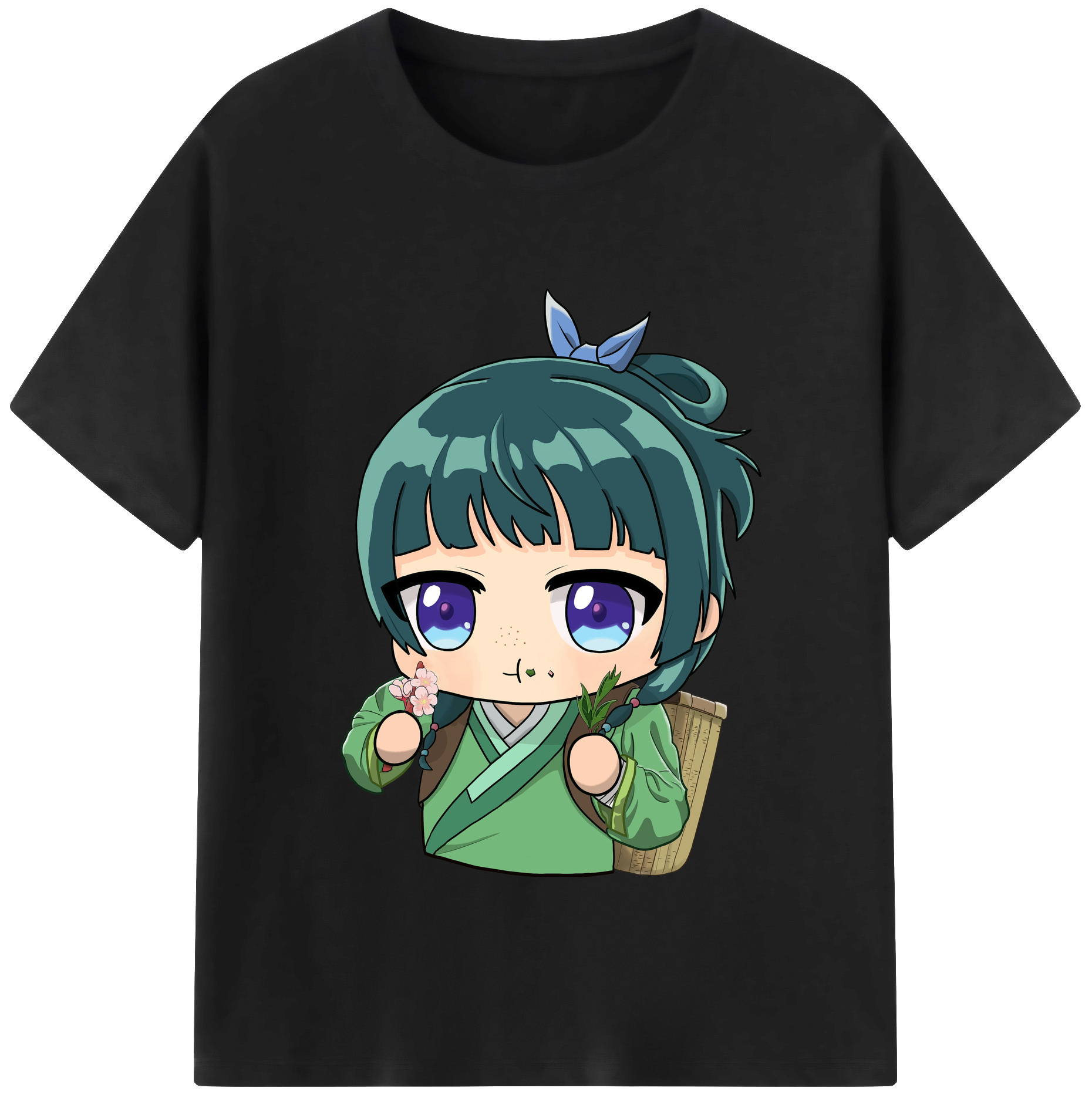 （画像用） 薬屋のひとりごと The Apothecary Diaries レディースカジュアルプリントTシャツ（綿100％）