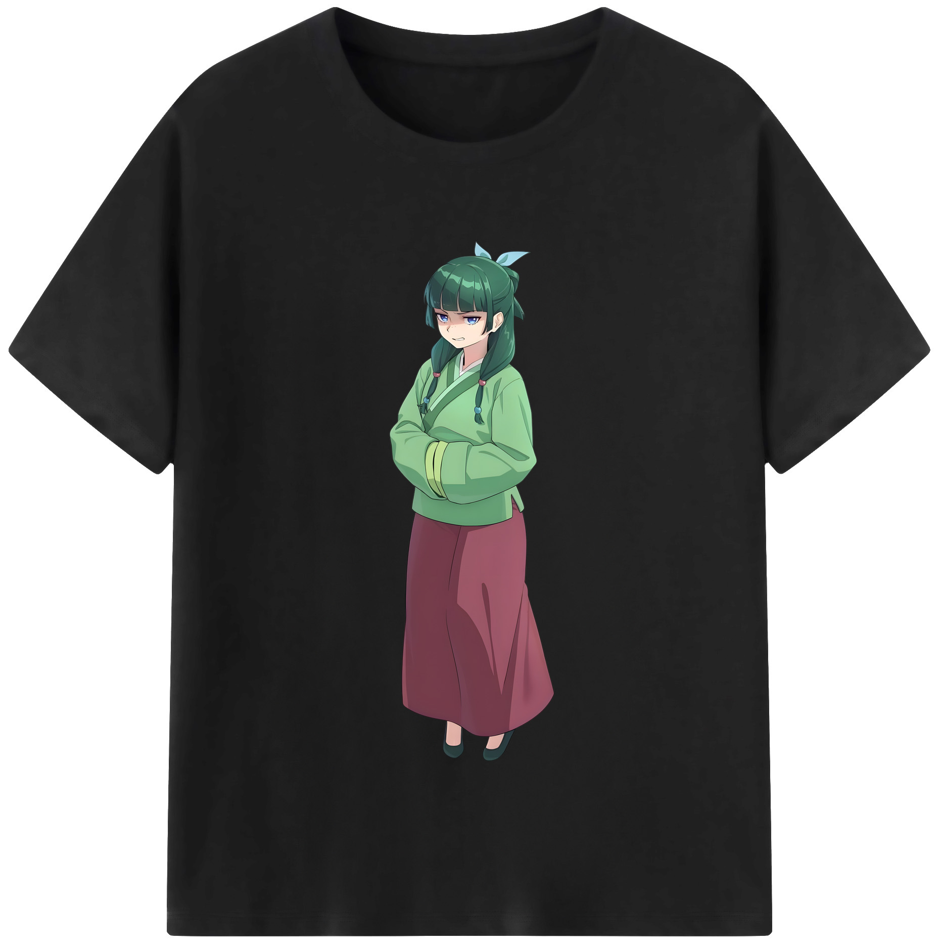 （画像用） 薬屋のひとりごと The Apothecary Diaries レディースカジュアルプリントTシャツ（綿100％）