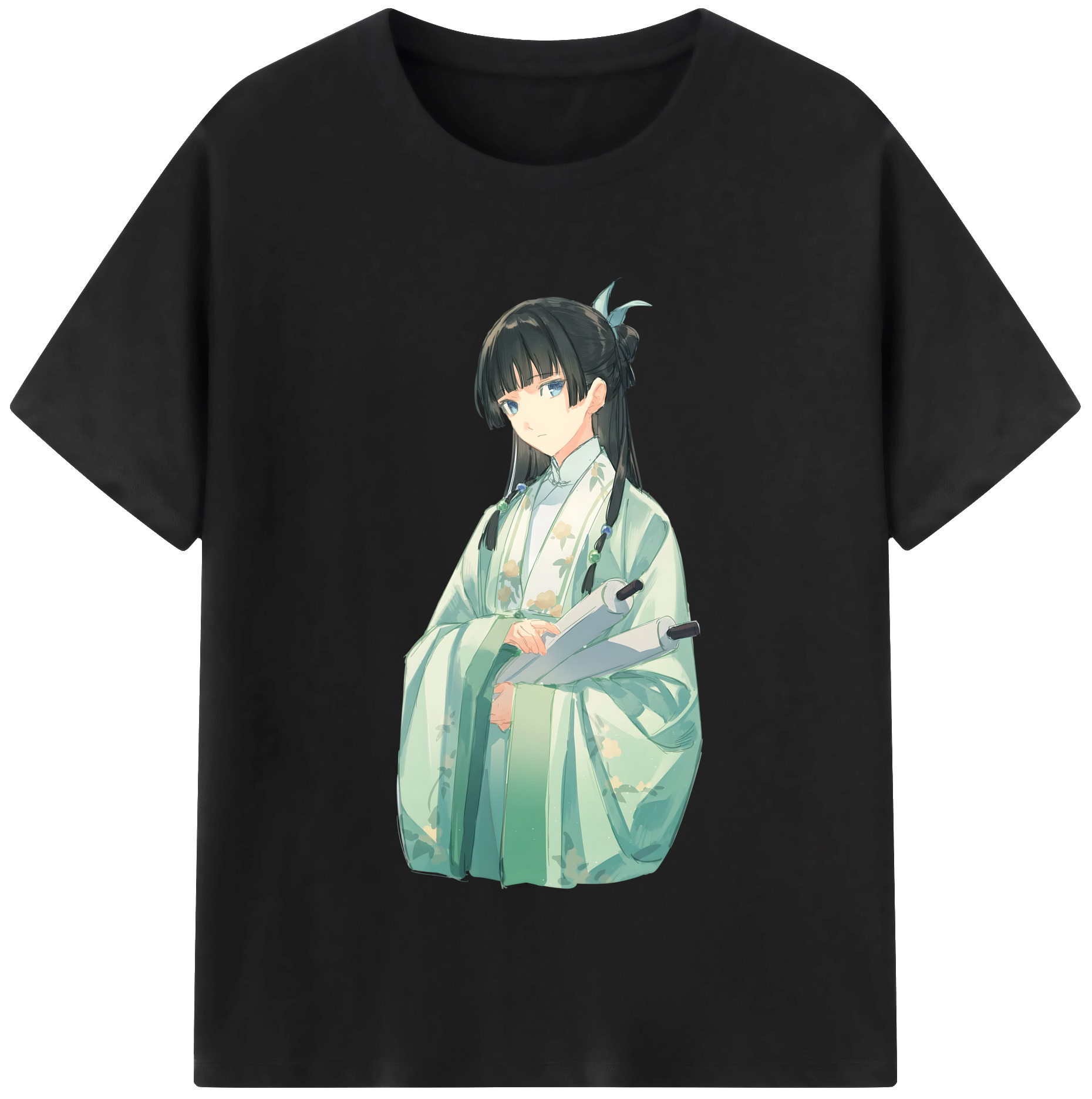 （画像用） 薬屋のひとりごと The Apothecary Diaries レディースカジュアルプリントTシャツ（綿100％）
