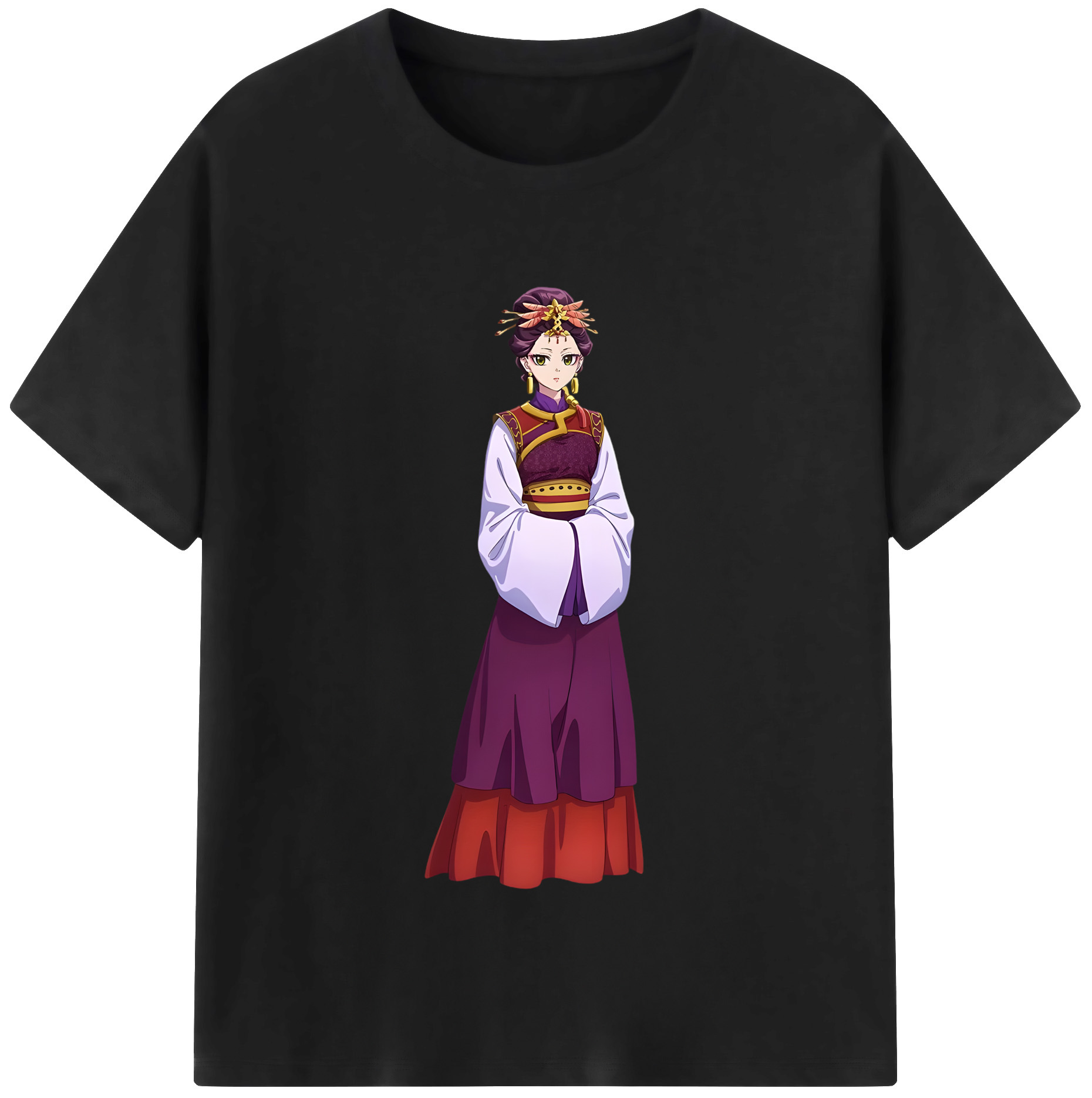 （画像用） 薬屋のひとりごと The Apothecary Diaries レディースカジュアルプリントTシャツ（綿100％）