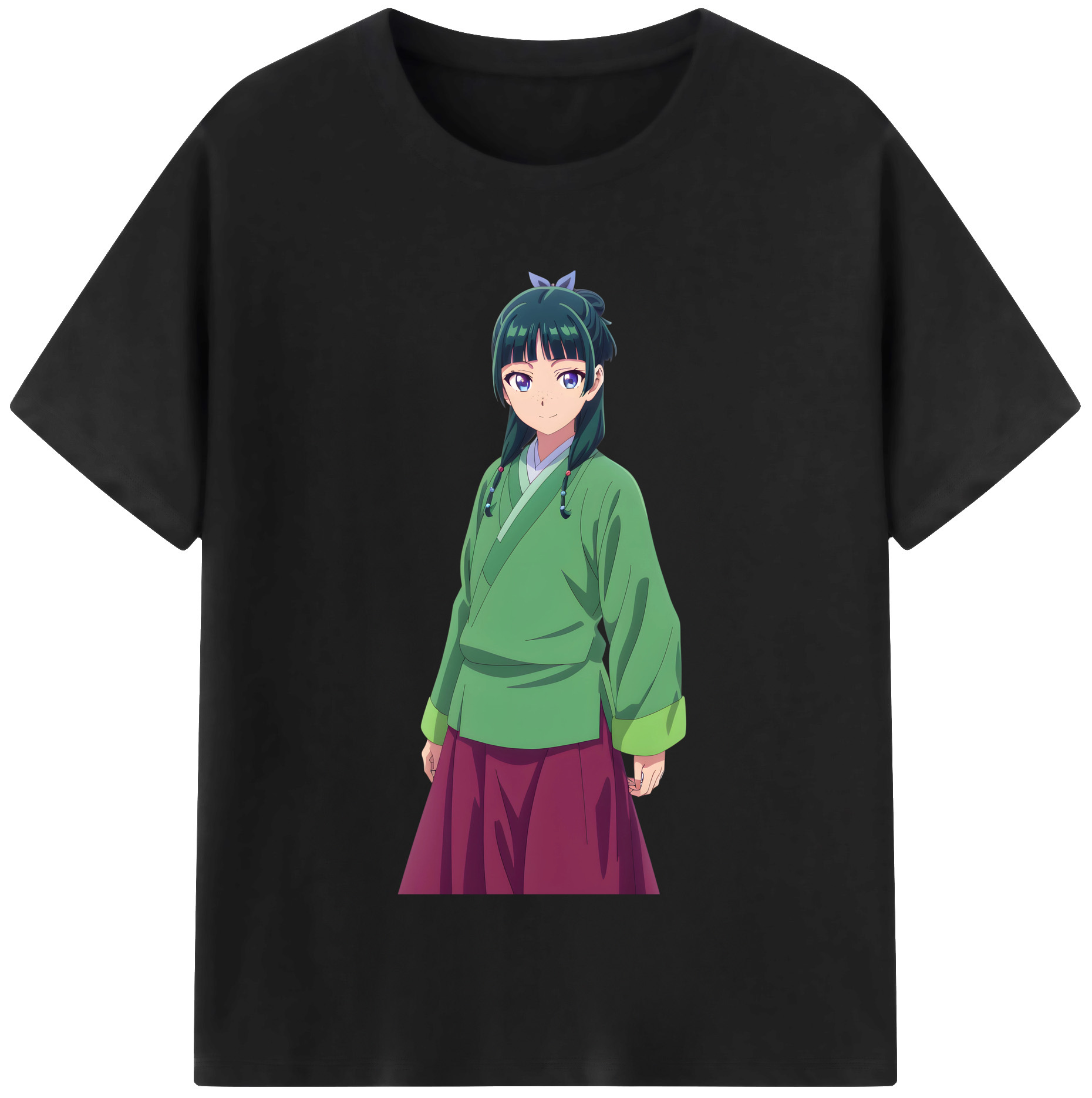 （画像用） 薬屋のひとりごと The Apothecary Diaries レディースカジュアルプリントTシャツ（綿100％）