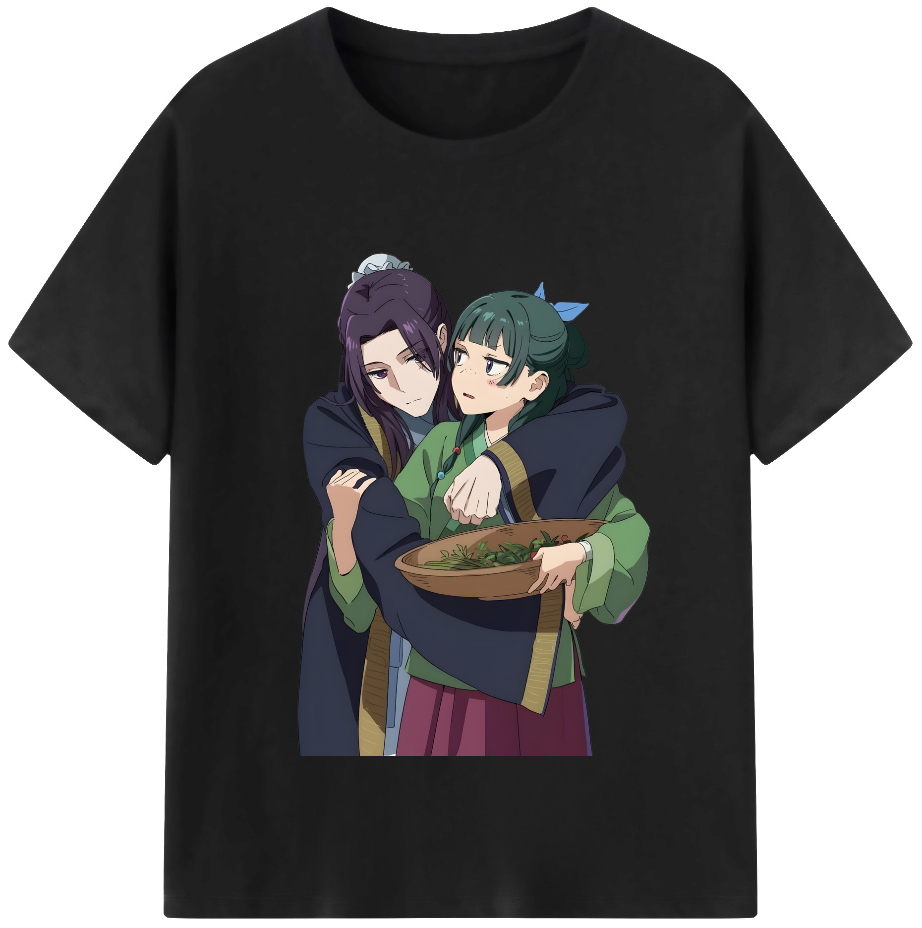 （画像用） 薬屋のひとりごと The Apothecary Diaries レディースカジュアルプリントTシャツ（綿100％）