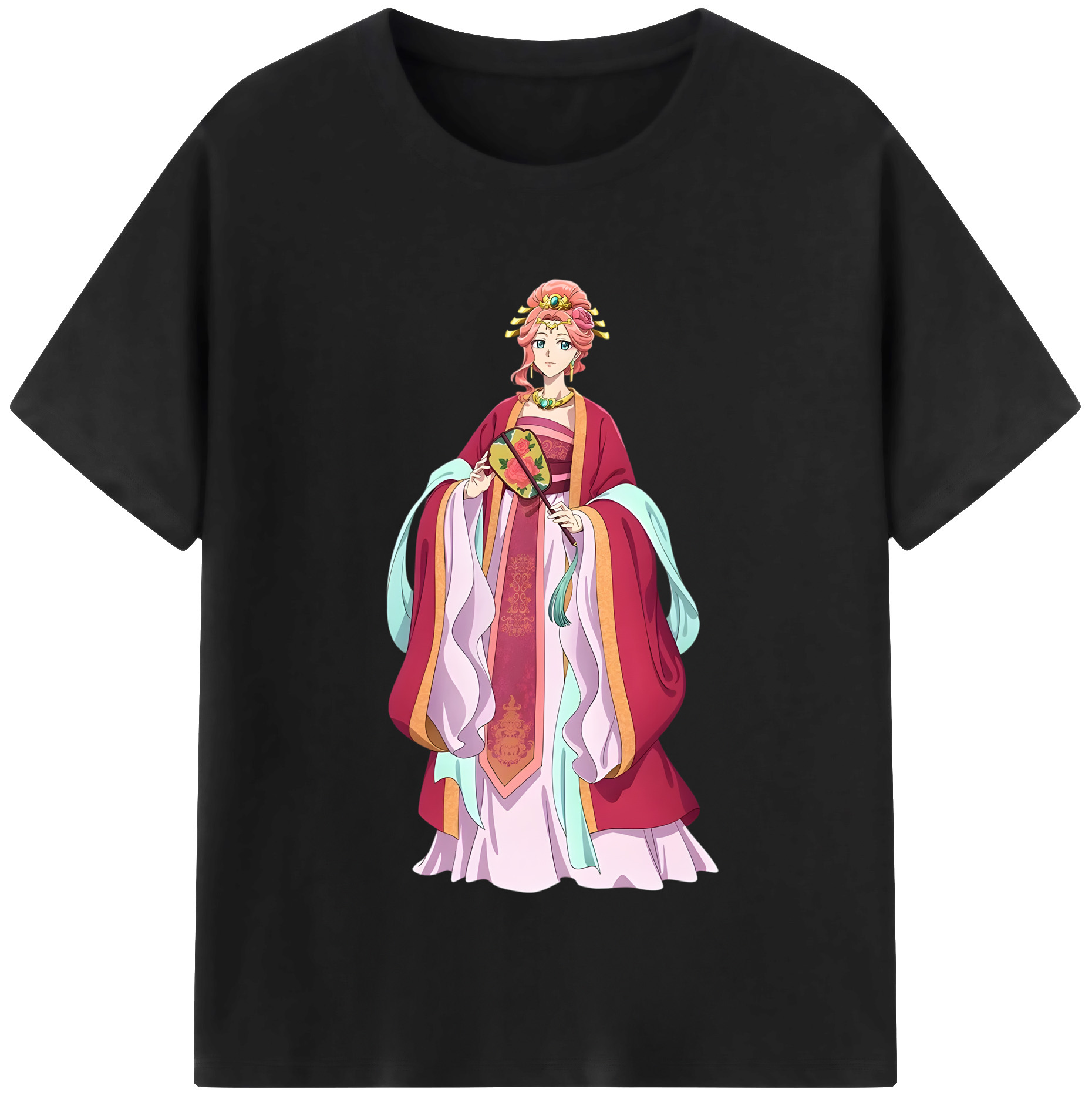 （画像用） 薬屋のひとりごと The Apothecary Diaries レディースカジュアルプリントTシャツ（綿100％）