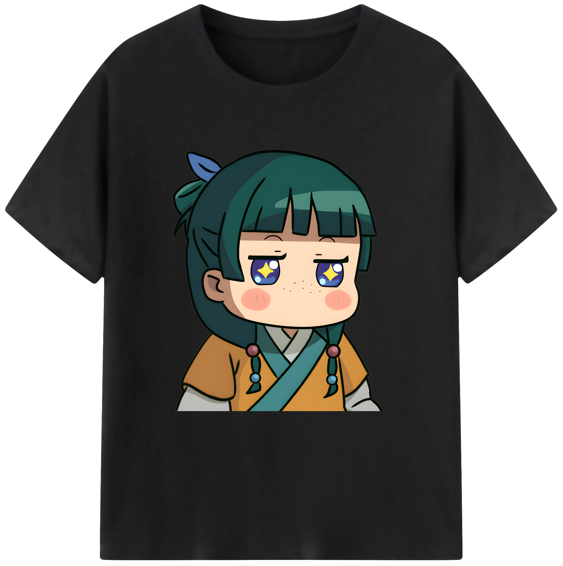 （画像用） 薬屋のひとりごと The Apothecary Diaries レディースカジュアルプリントTシャツ（綿100％）