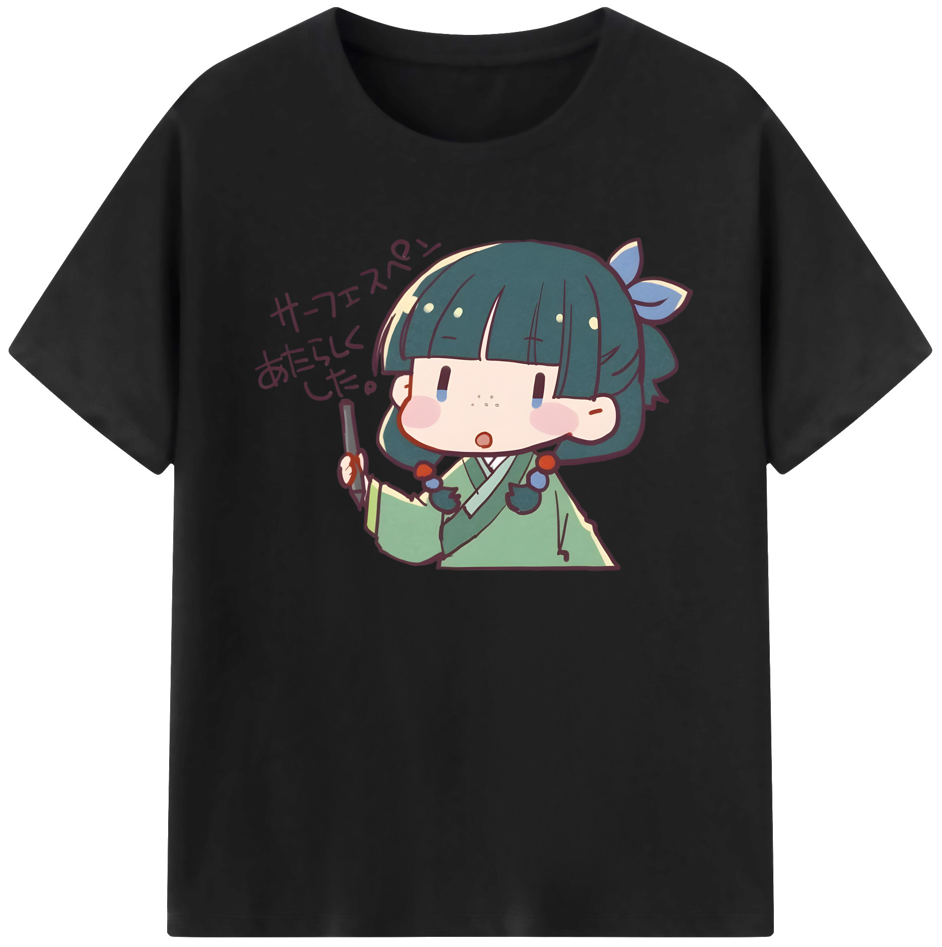 （画像用） 薬屋のひとりごと The Apothecary Diaries レディースカジュアルプリントTシャツ（綿100％）