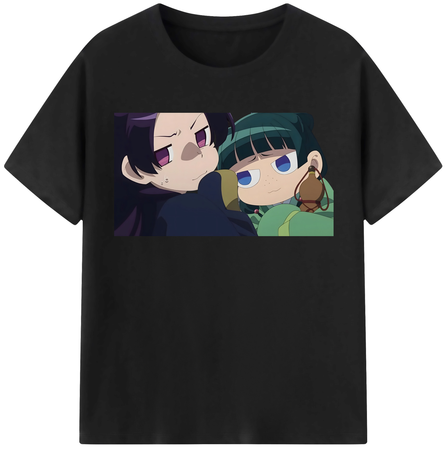 （画像用） 薬屋のひとりごと The Apothecary Diaries レディースカジュアルプリントTシャツ（綿100％）