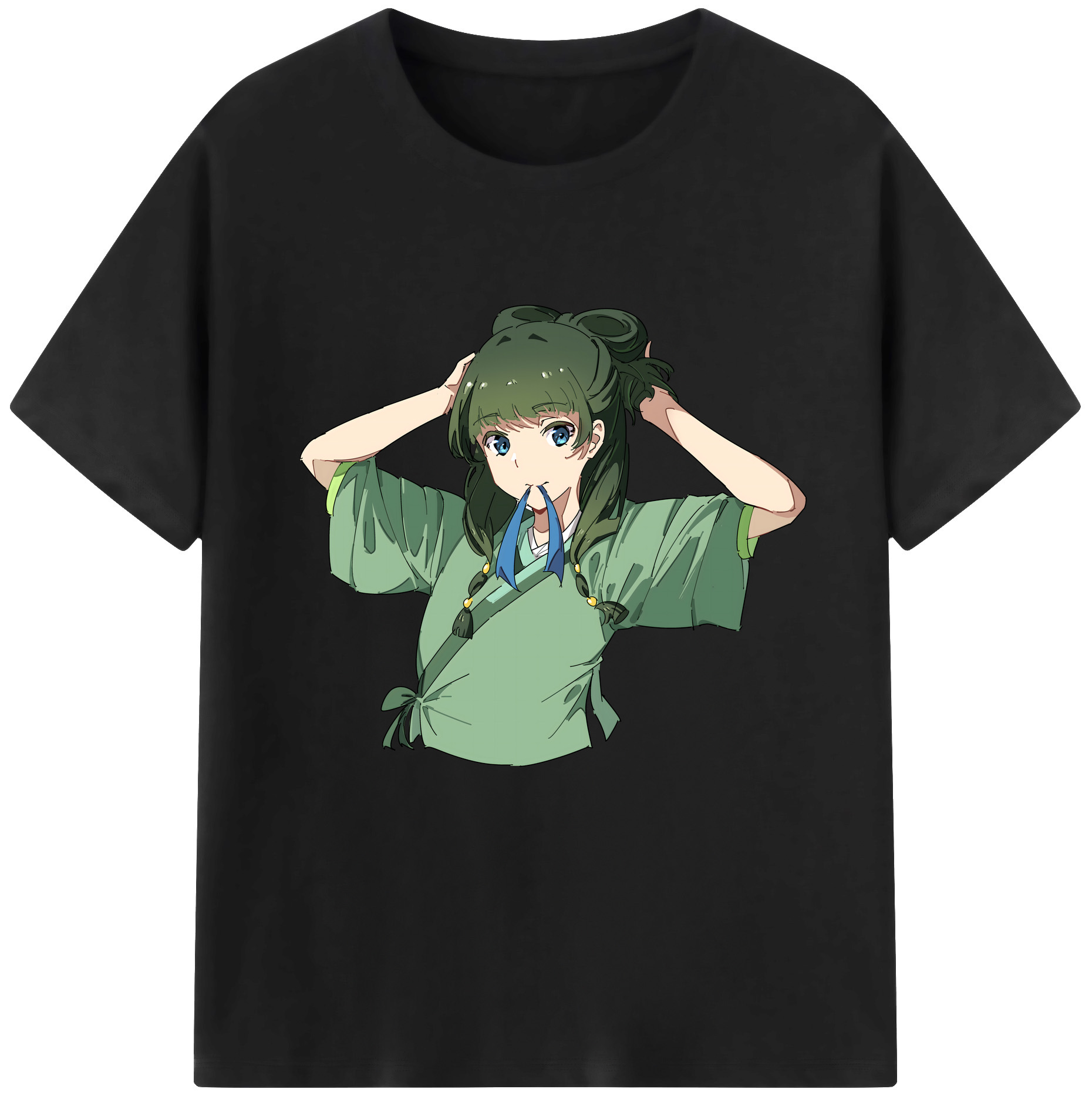 （画像用） 薬屋のひとりごと The Apothecary Diaries レディースカジュアルプリントTシャツ（綿100％）
