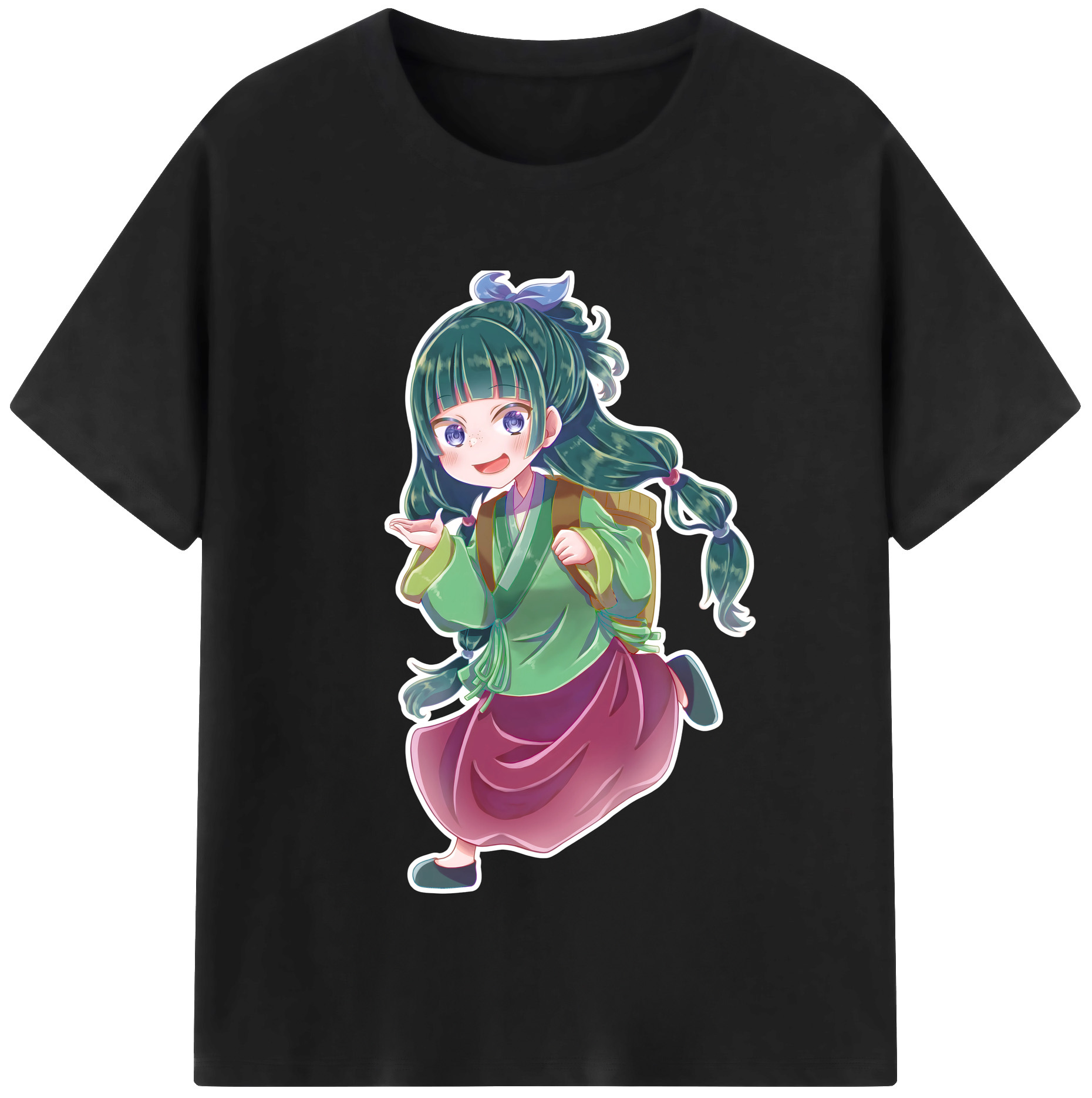 （画像用） 薬屋のひとりごと The Apothecary Diaries レディースカジュアルプリントTシャツ（綿100％）