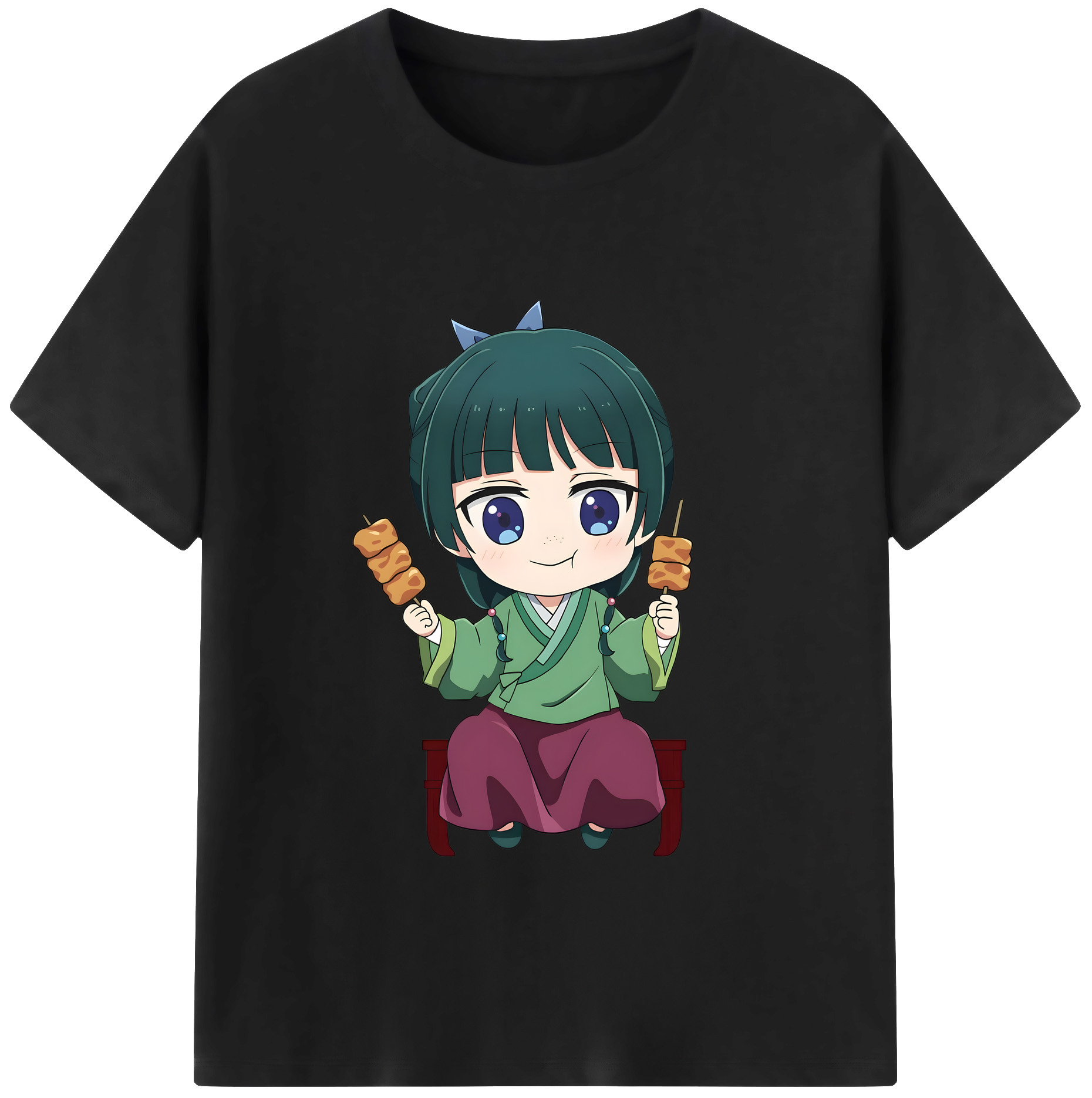 （画像用） 薬屋のひとりごと The Apothecary Diaries レディースカジュアルプリントTシャツ（綿100％）