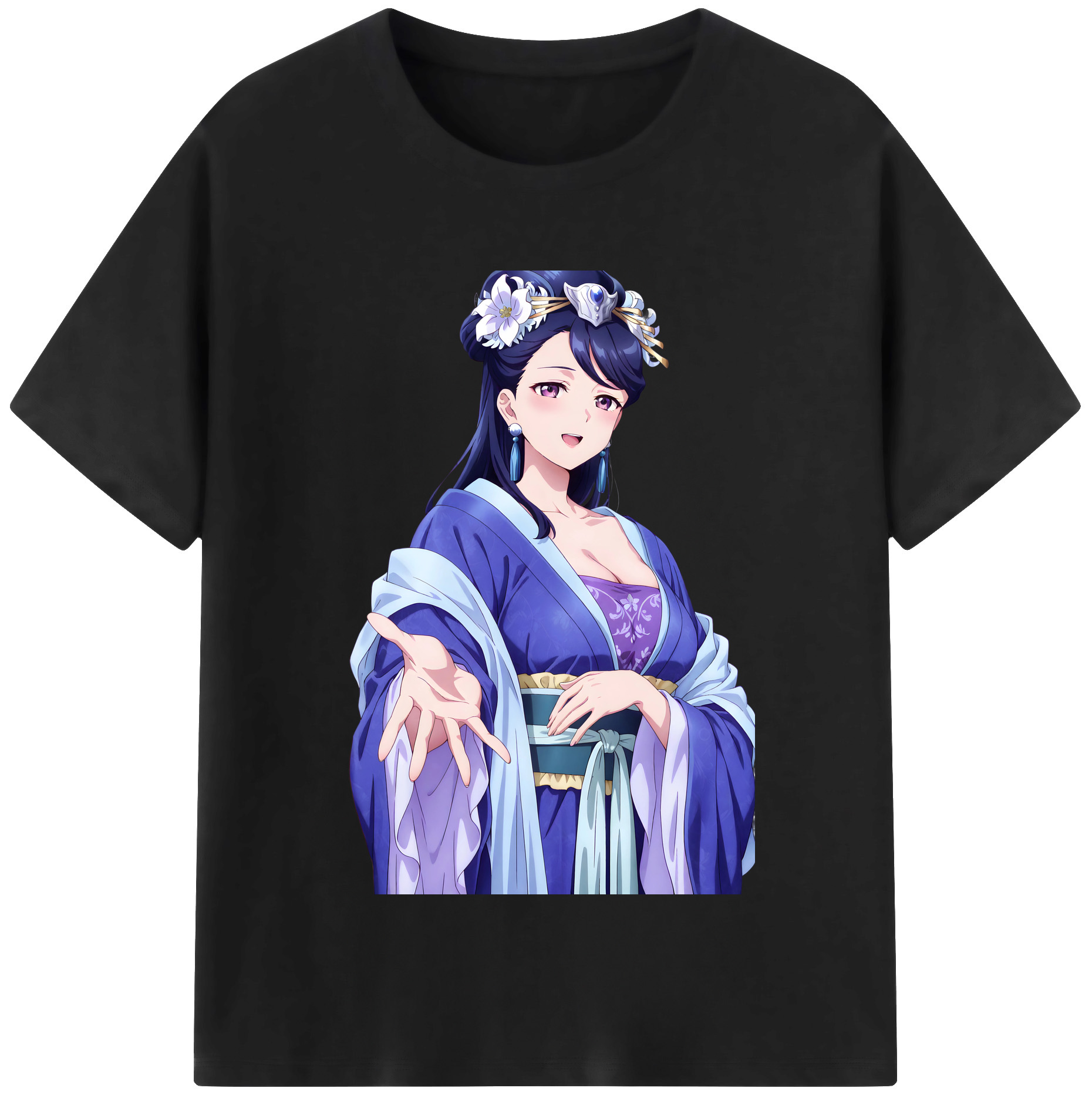 （画像用） 薬屋のひとりごと The Apothecary Diaries レディースカジュアルプリントTシャツ（綿100％）