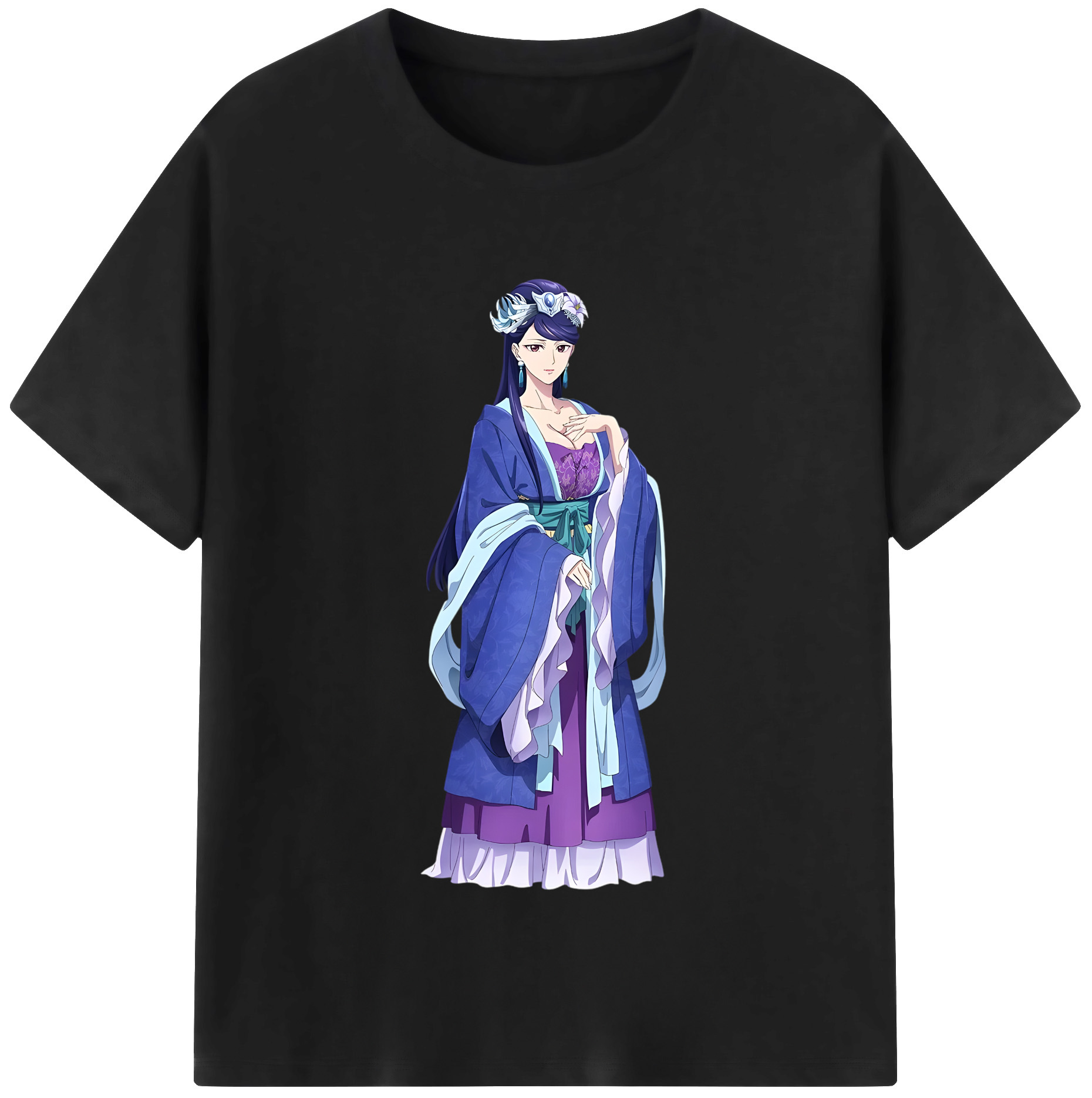 （画像用） 薬屋のひとりごと The Apothecary Diaries レディースカジュアルプリントTシャツ（綿100％）