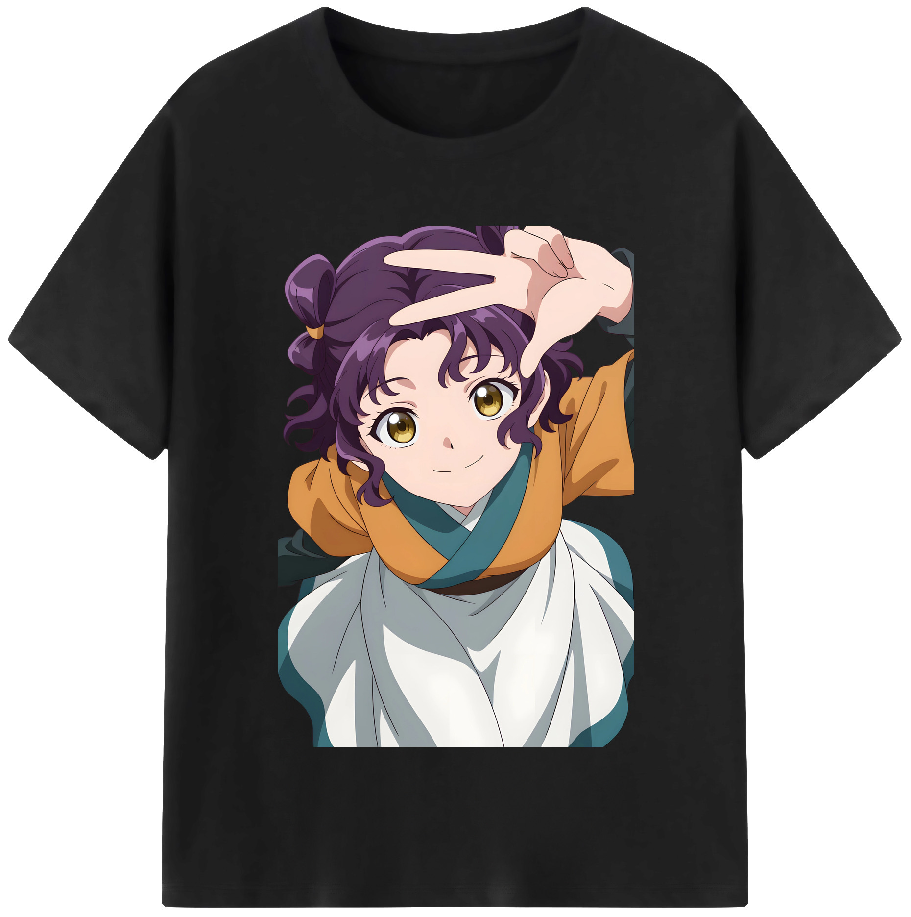 （画像用） 薬屋のひとりごと The Apothecary Diaries レディースカジュアルプリントTシャツ（綿100％）