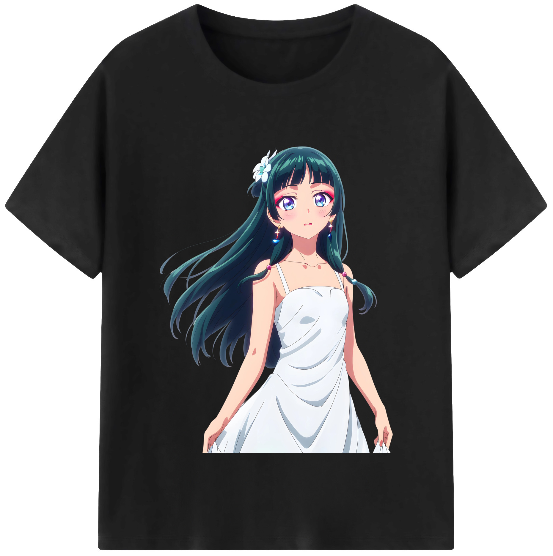 （画像用） 薬屋のひとりごと The Apothecary Diaries レディースカジュアルプリントTシャツ（綿100％）