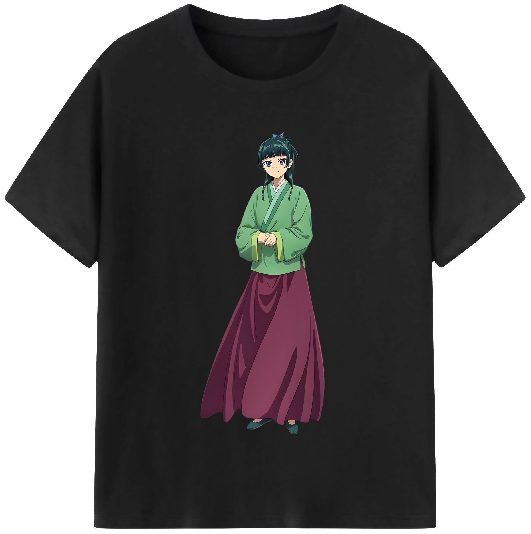 （画像用） 薬屋のひとりごと The Apothecary Diaries レディースカジュアルプリントTシャツ（綿100％）