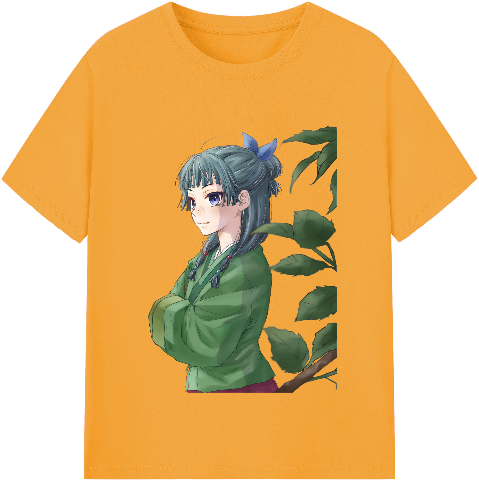 （画像用） 薬屋のひとりごと The Apothecary Diaries レディースカジュアルプリントTシャツ（綿100％）