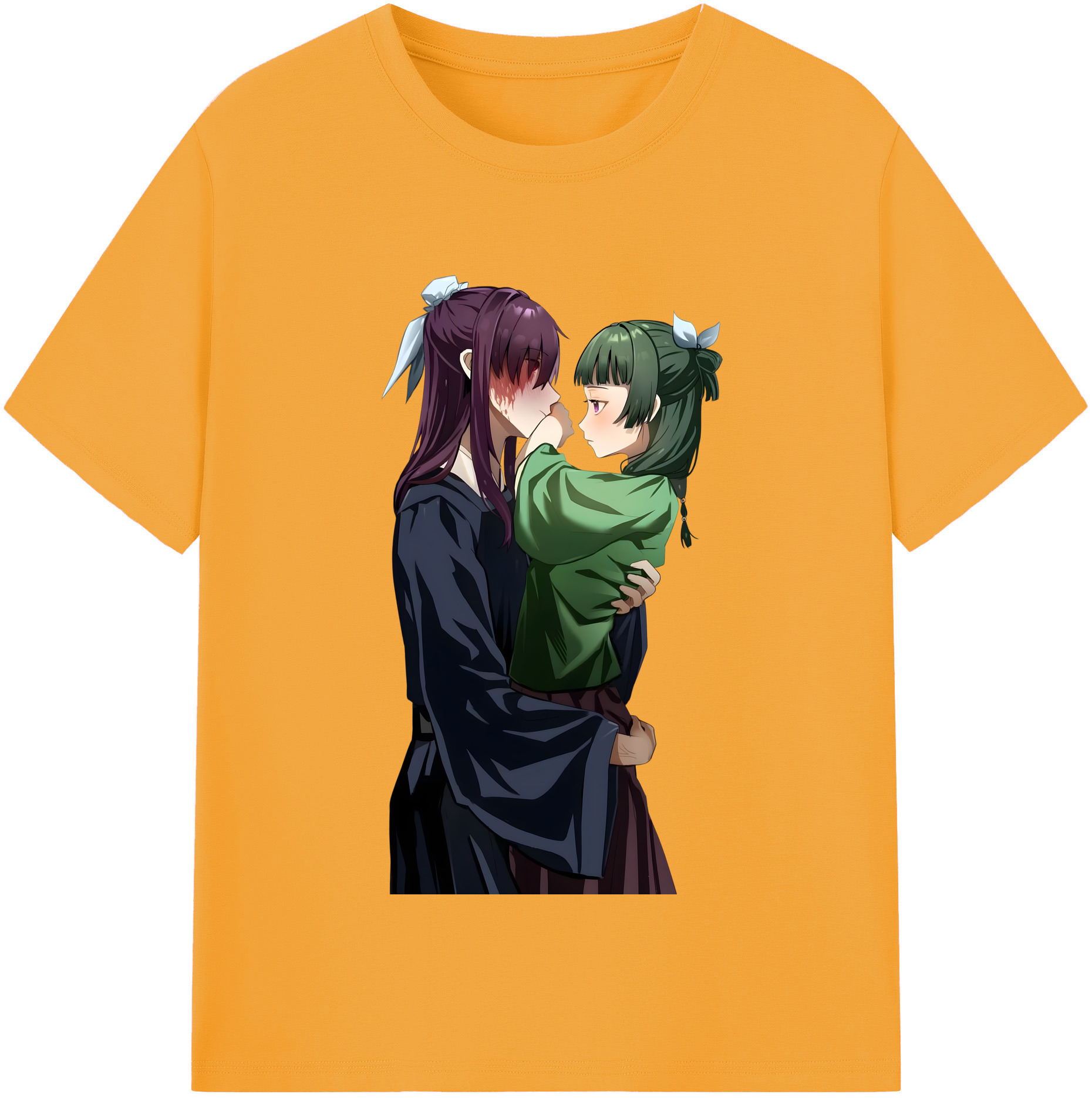 （画像用） 薬屋のひとりごと The Apothecary Diaries レディースカジュアルプリントTシャツ（綿100％）