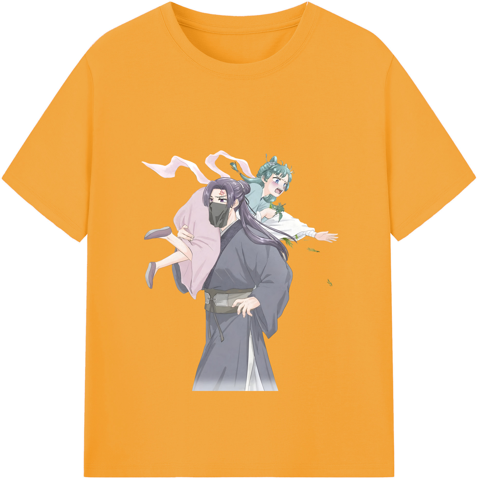 （画像用） 薬屋のひとりごと The Apothecary Diaries レディースカジュアルプリントTシャツ（綿100％）