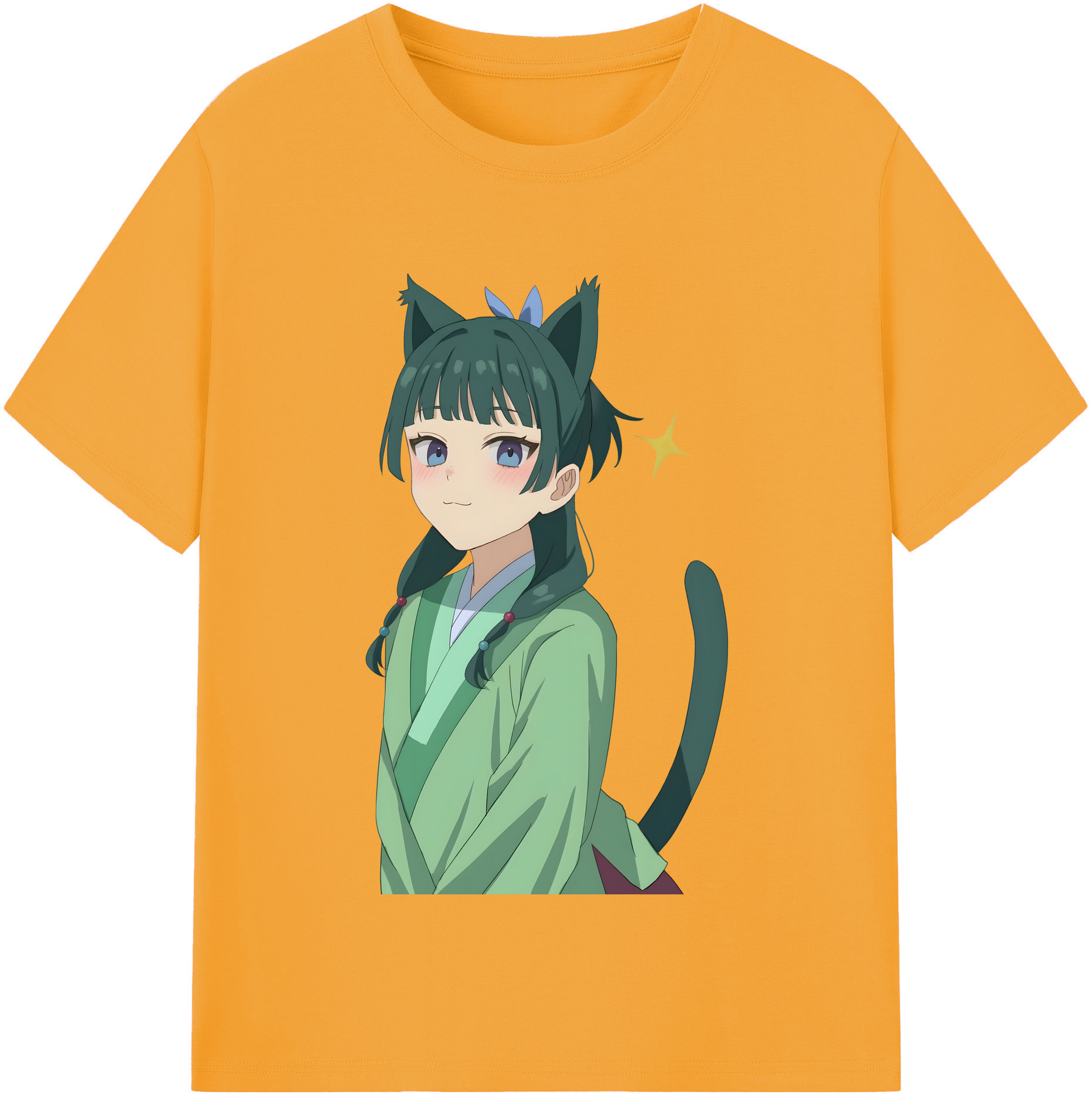 （画像用） 薬屋のひとりごと The Apothecary Diaries レディースカジュアルプリントTシャツ（綿100％）