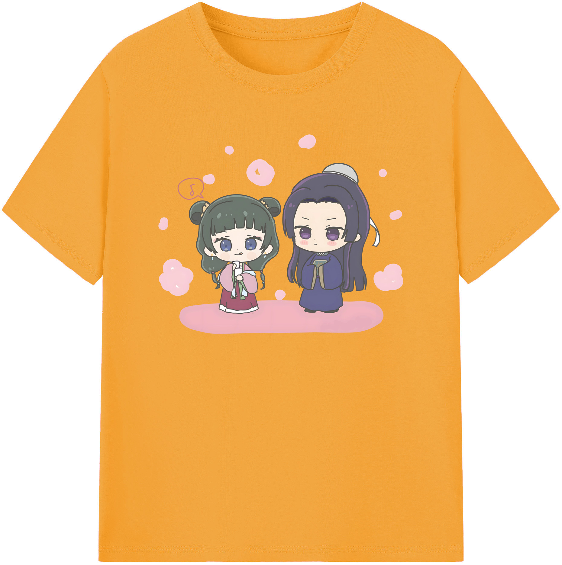 （画像用） 薬屋のひとりごと The Apothecary Diaries レディースカジュアルプリントTシャツ（綿100％）