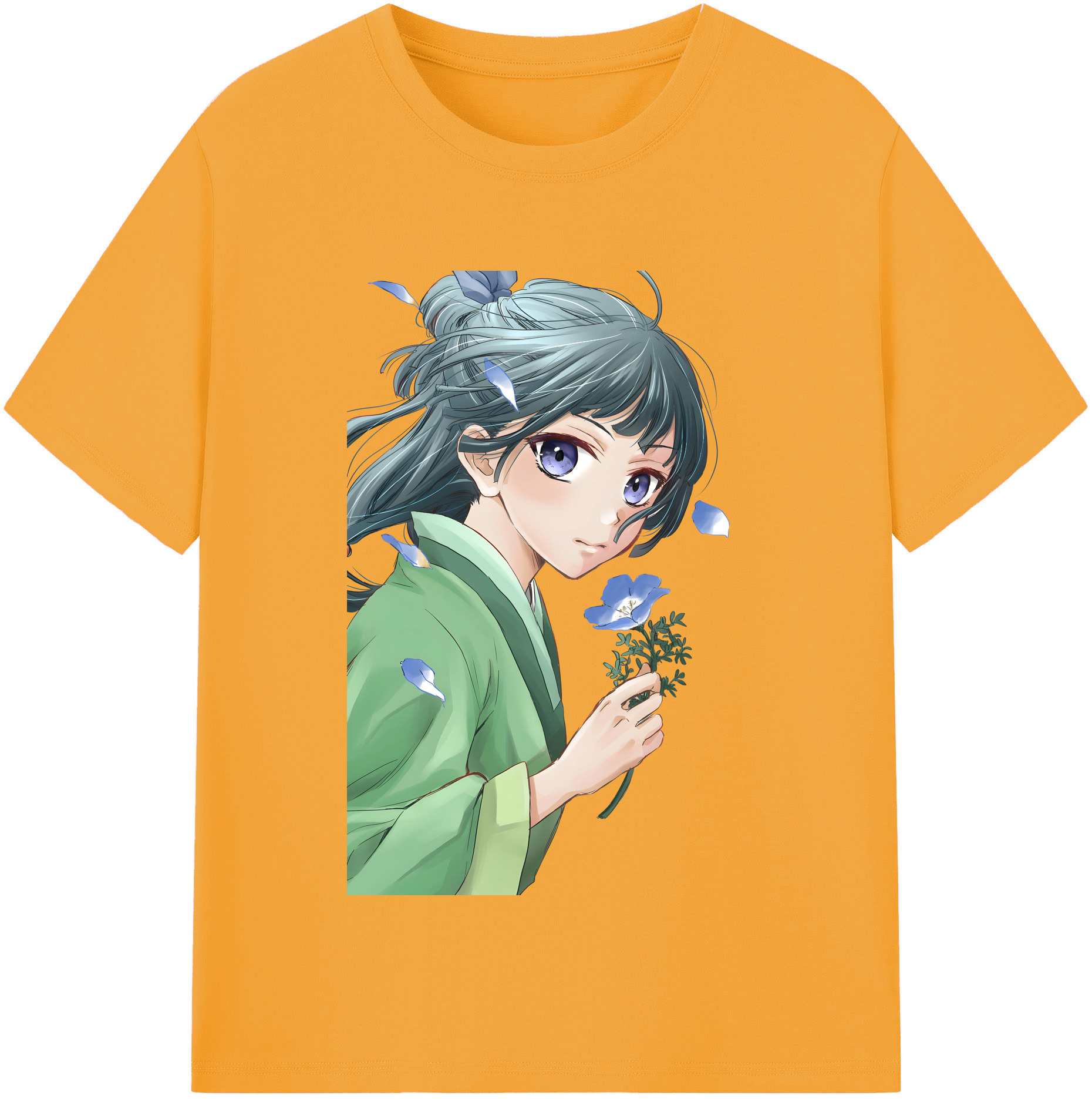 （画像用） 薬屋のひとりごと The Apothecary Diaries レディースカジュアルプリントTシャツ（綿100％）