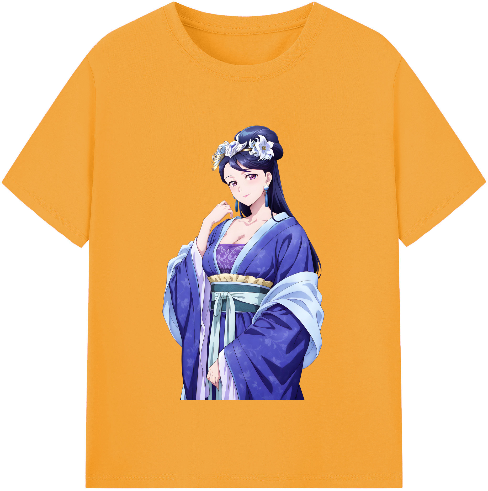 （画像用） 薬屋のひとりごと The Apothecary Diaries レディースカジュアルプリントTシャツ（綿100％）