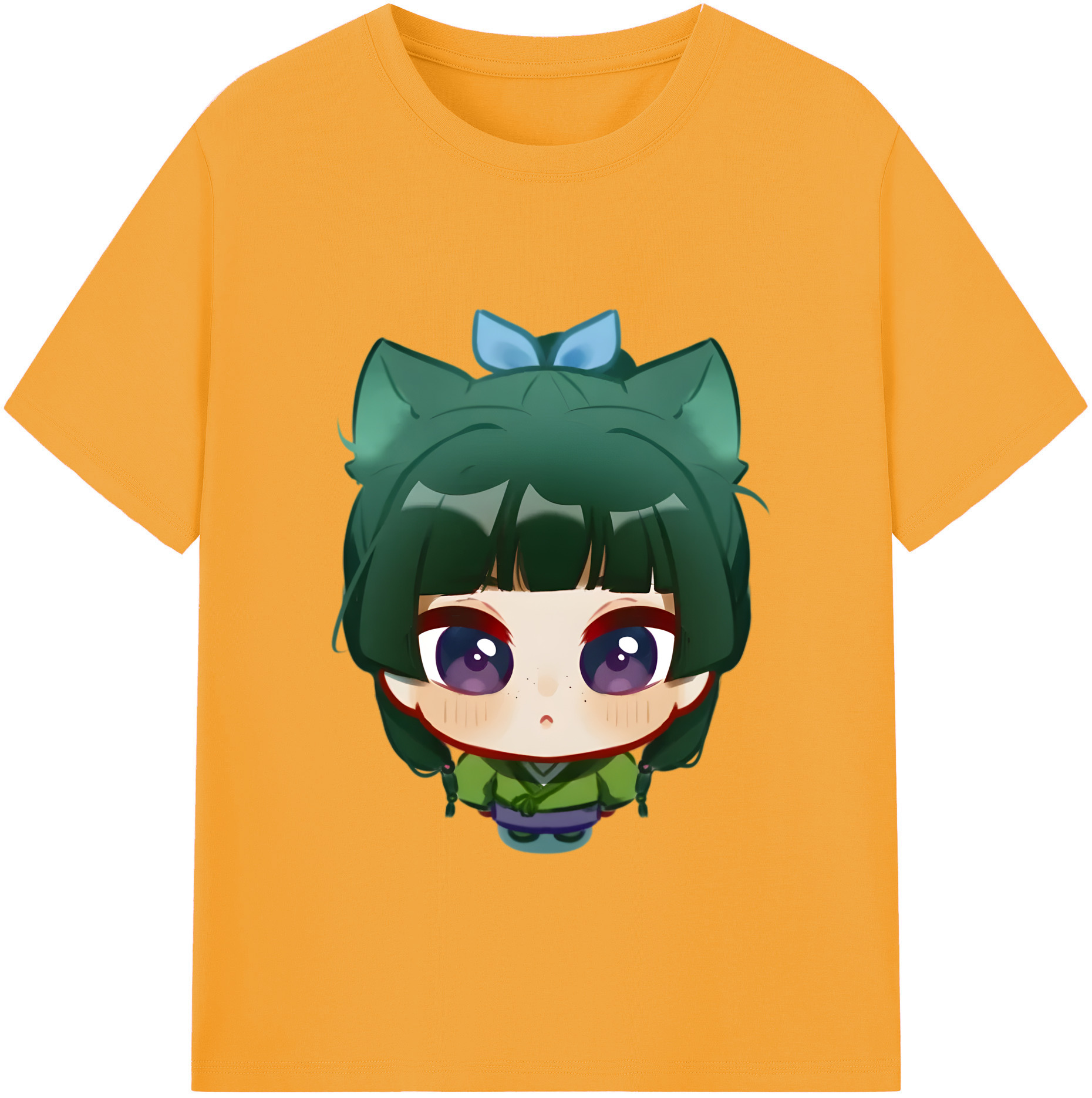 （画像用） 薬屋のひとりごと The Apothecary Diaries レディースカジュアルプリントTシャツ（綿100％）