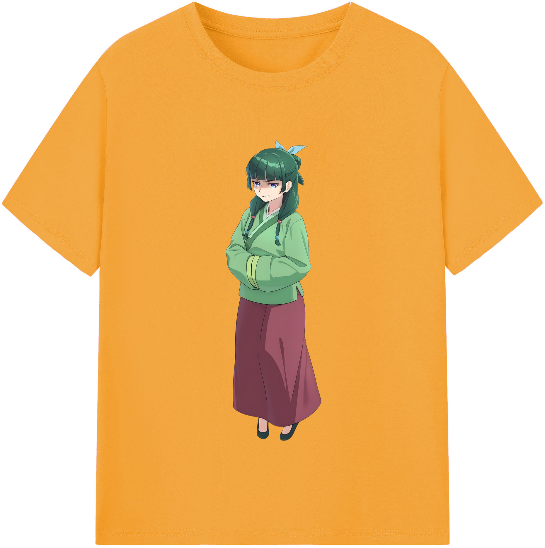 （画像用） 薬屋のひとりごと The Apothecary Diaries レディースカジュアルプリントTシャツ（綿100％）