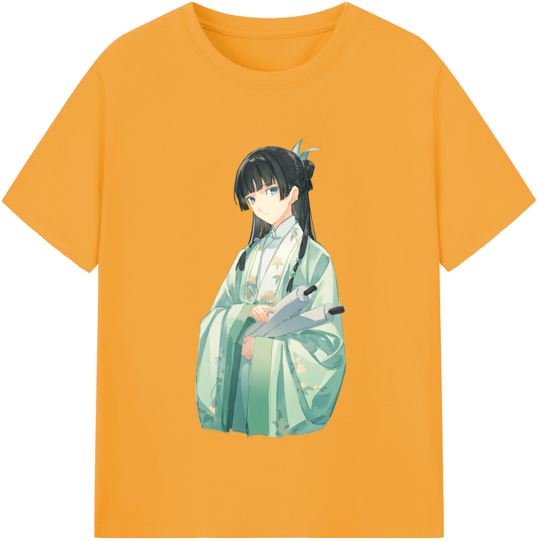 （画像用） 薬屋のひとりごと The Apothecary Diaries レディースカジュアルプリントTシャツ（綿100％）